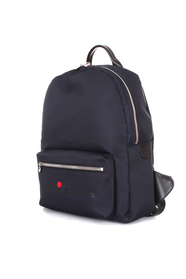Kiton Backpacks Blue