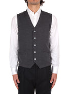 GILET Grigio La Fileria