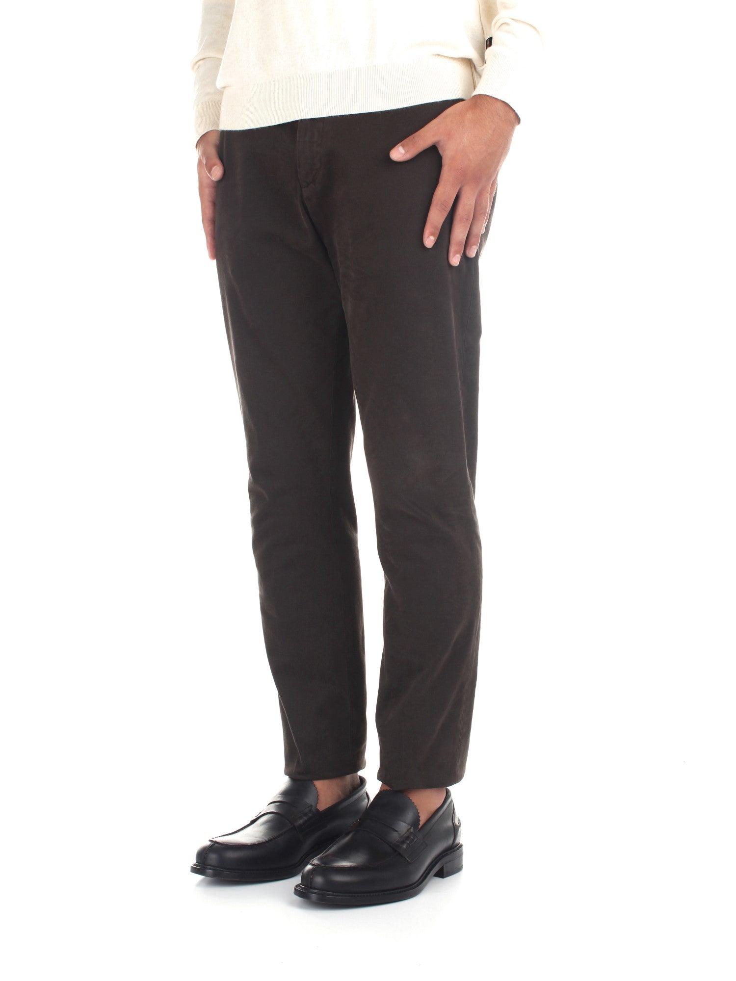 PANTALONI Marrone Briglia