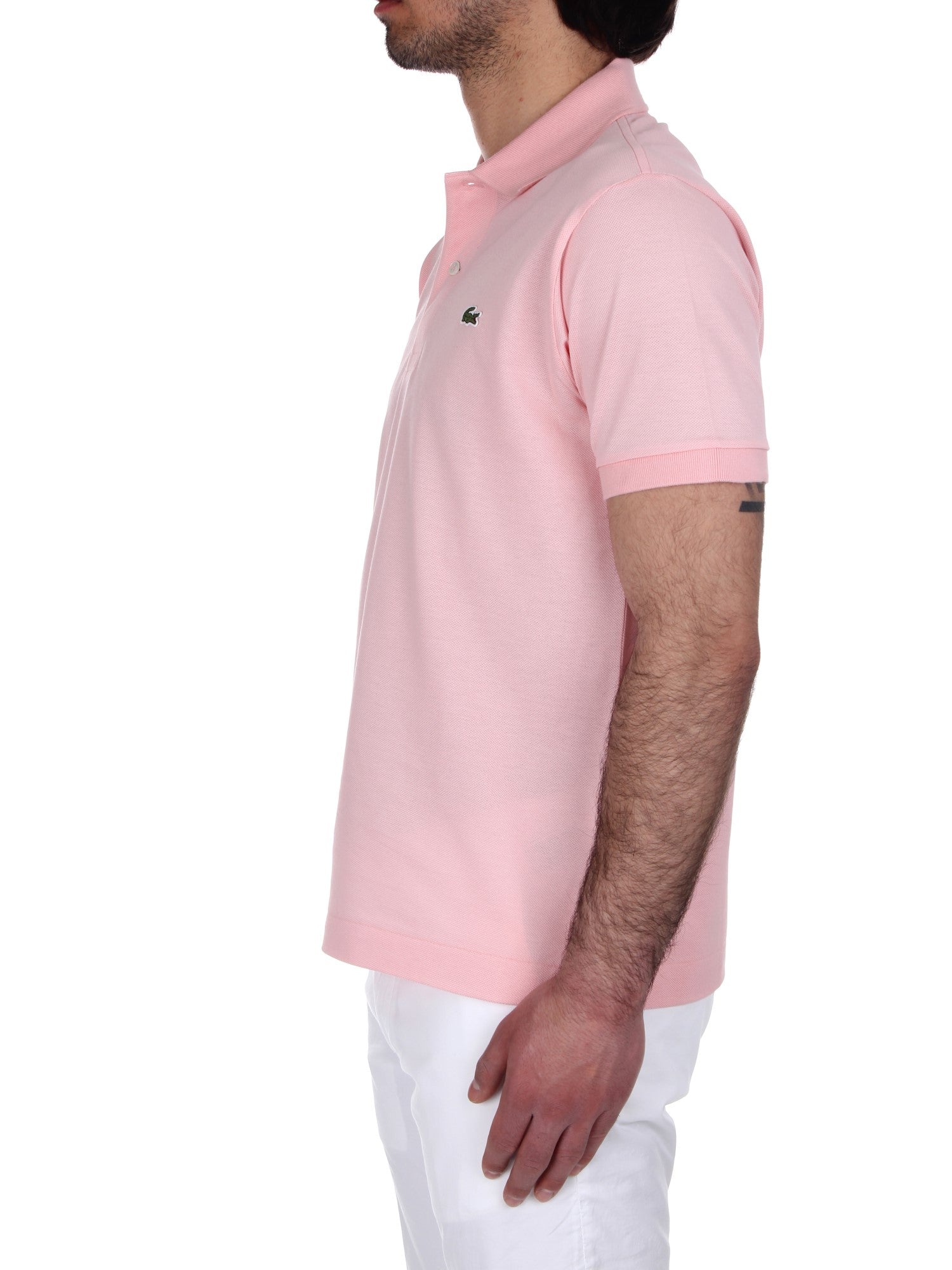 POLO MANICHE CORTE LACOSTE ROSA KF9 Michi D Amato