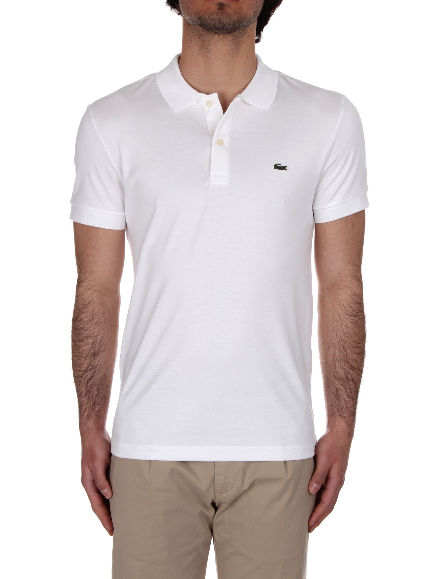 POLO Bianco Lacoste