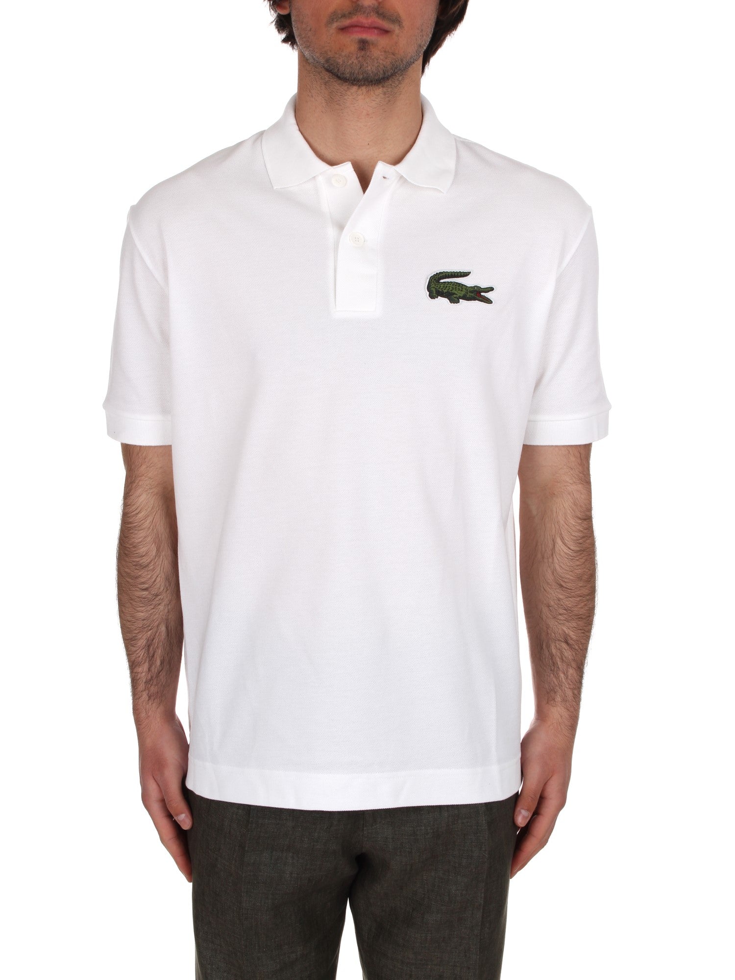 POLO Bianco Lacoste