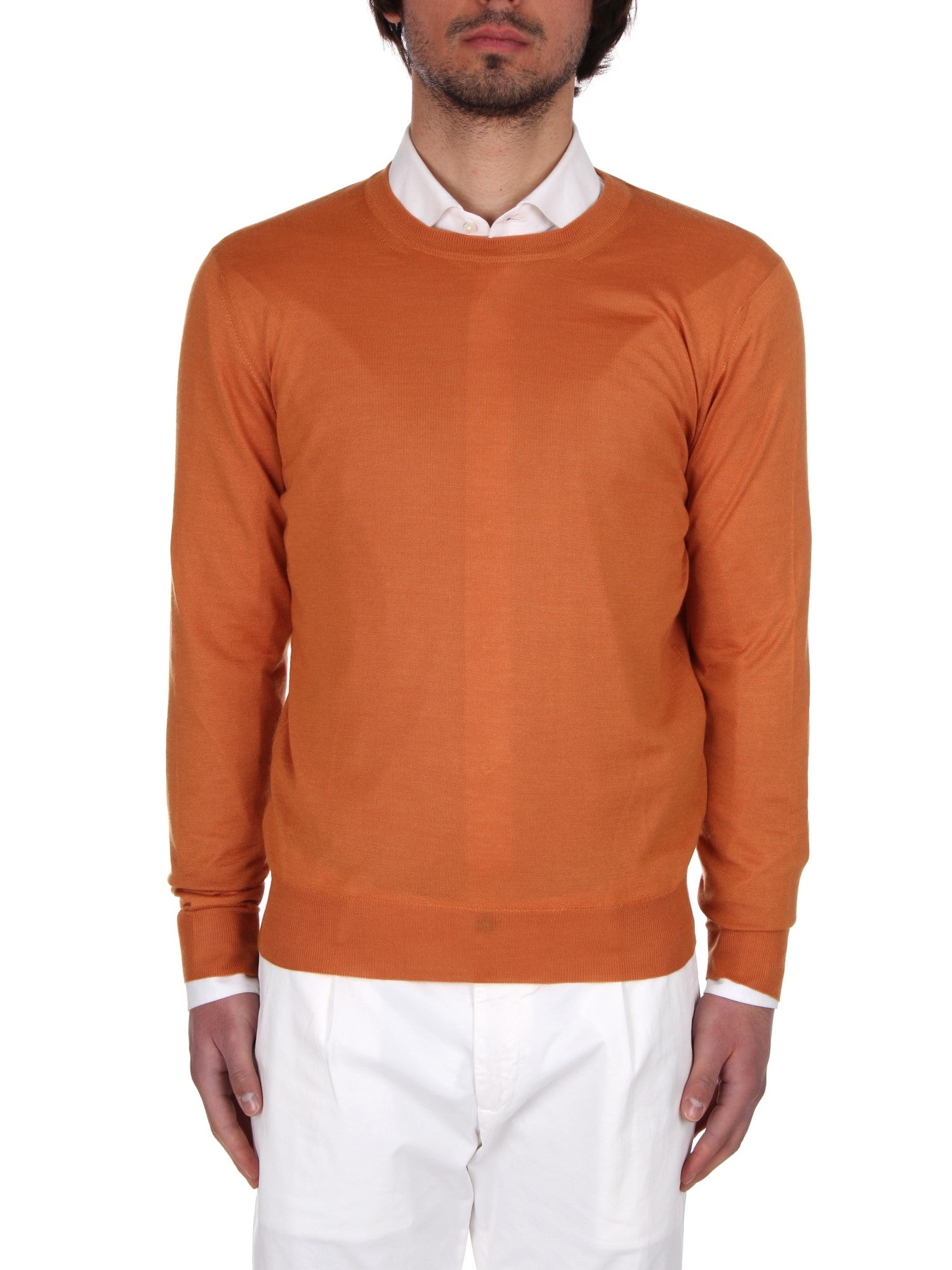 MAGLIE Arancione Fedeli Cashmere