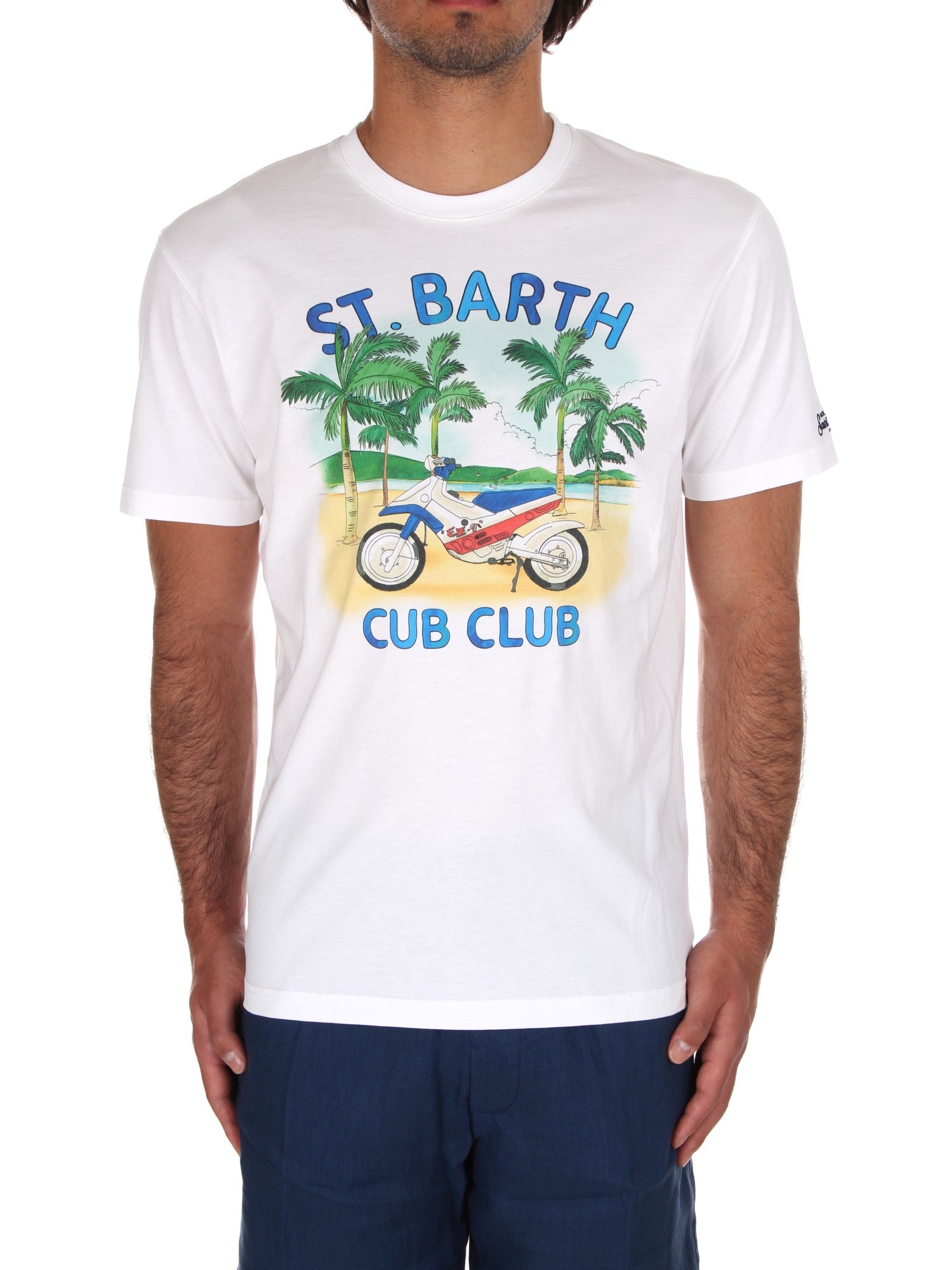 T-SHIRT Bianco Mc2 Saint Barth