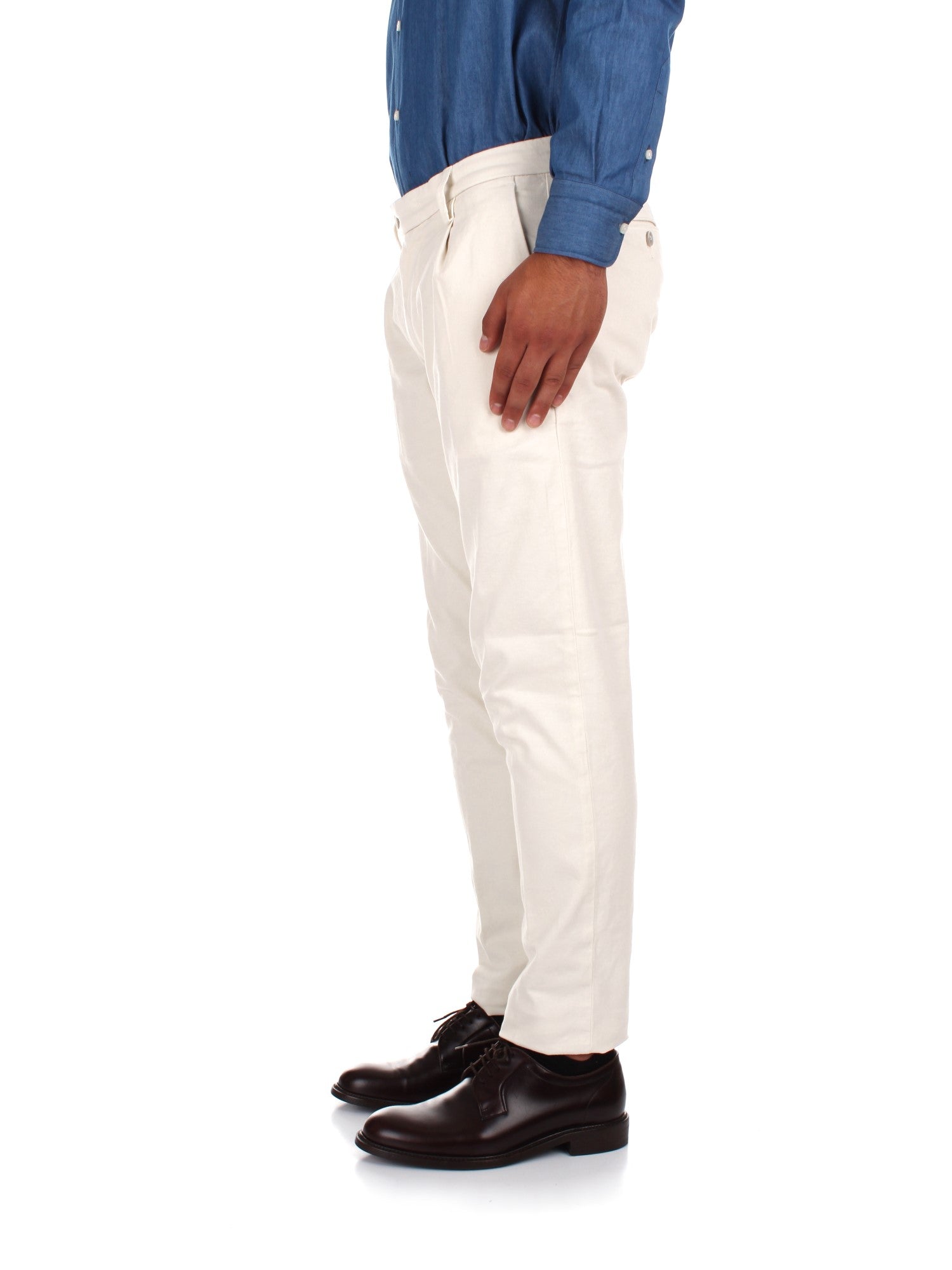 PANTALONI Bianco Re-hash