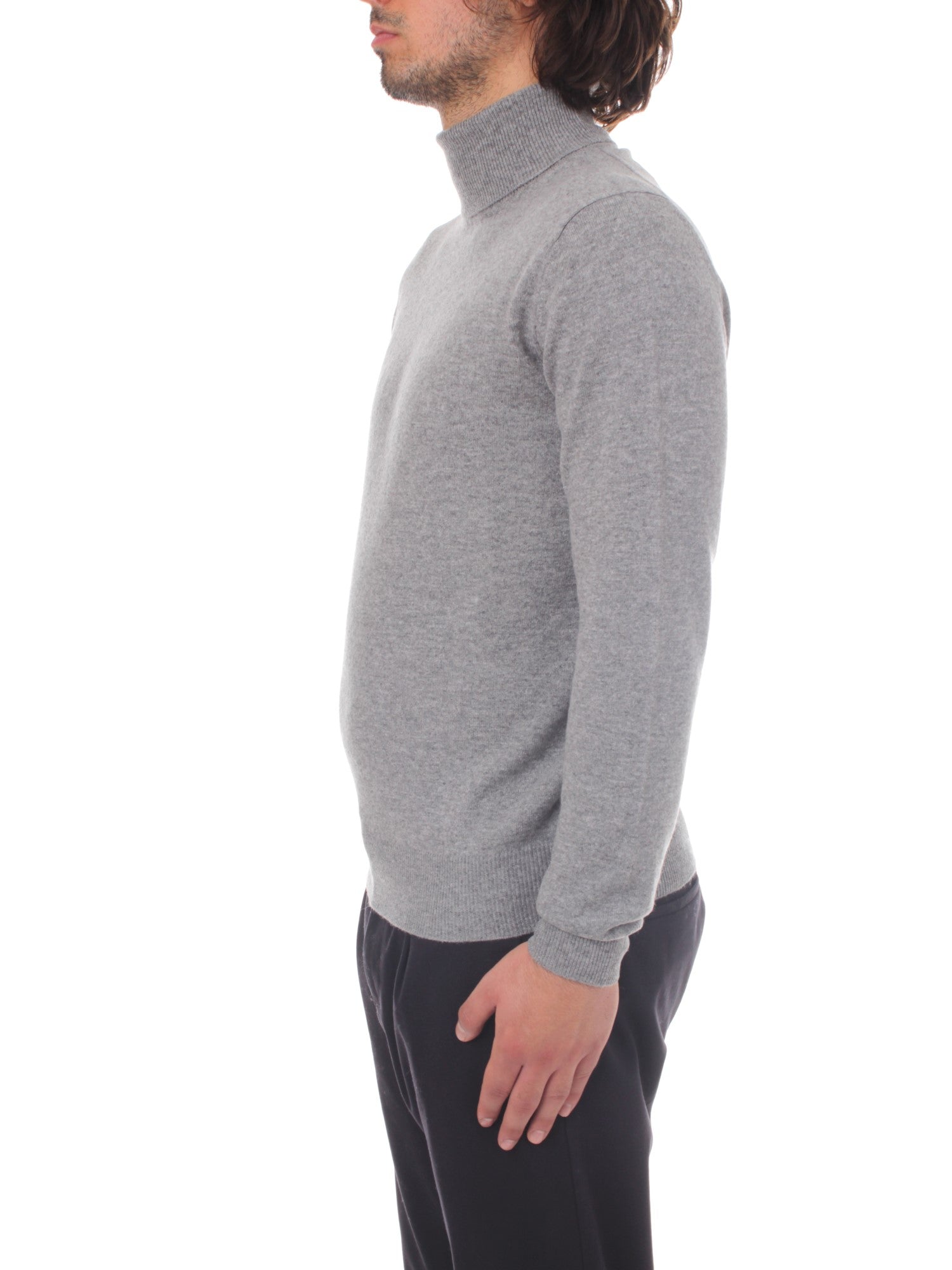 MAGLIE Grigio Bramani Cashmere