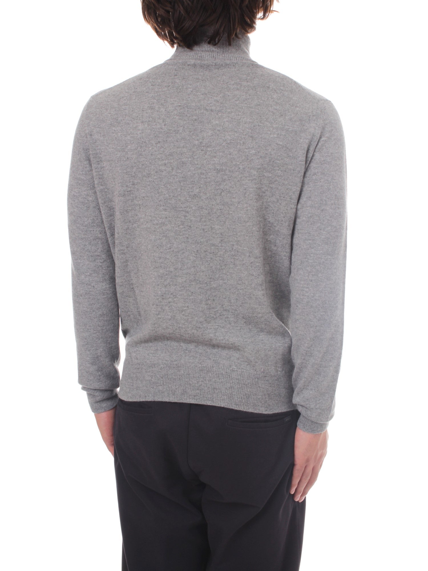 MAGLIE Grigio Bramani Cashmere