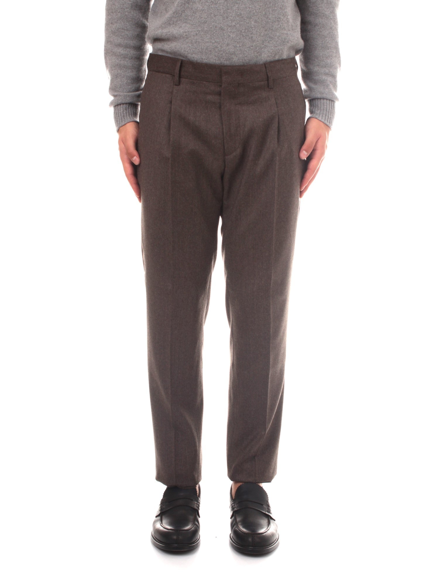 PANTALONI Marrone Briglia