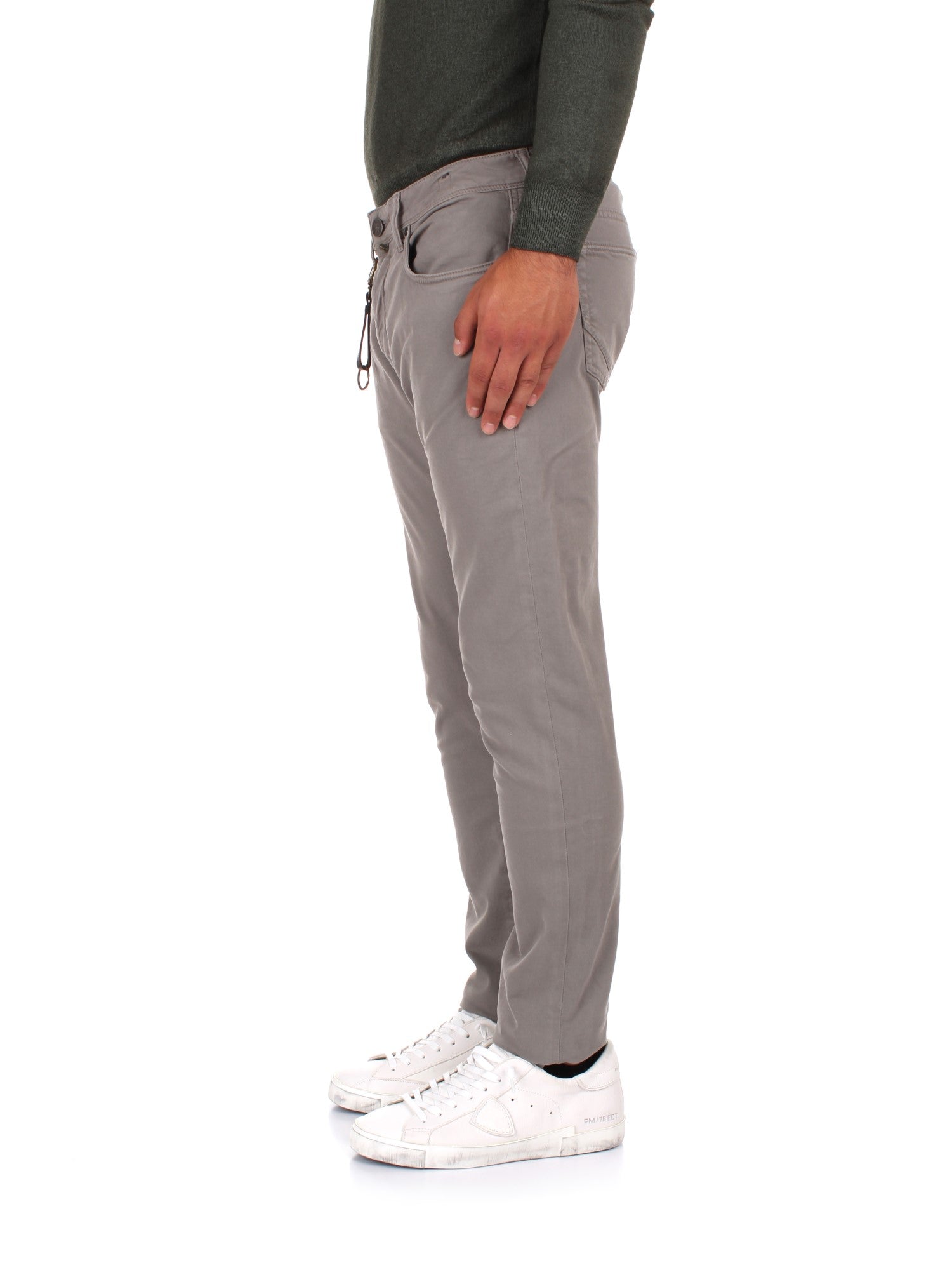 PANTALONI Grigio Incotex Blue Division