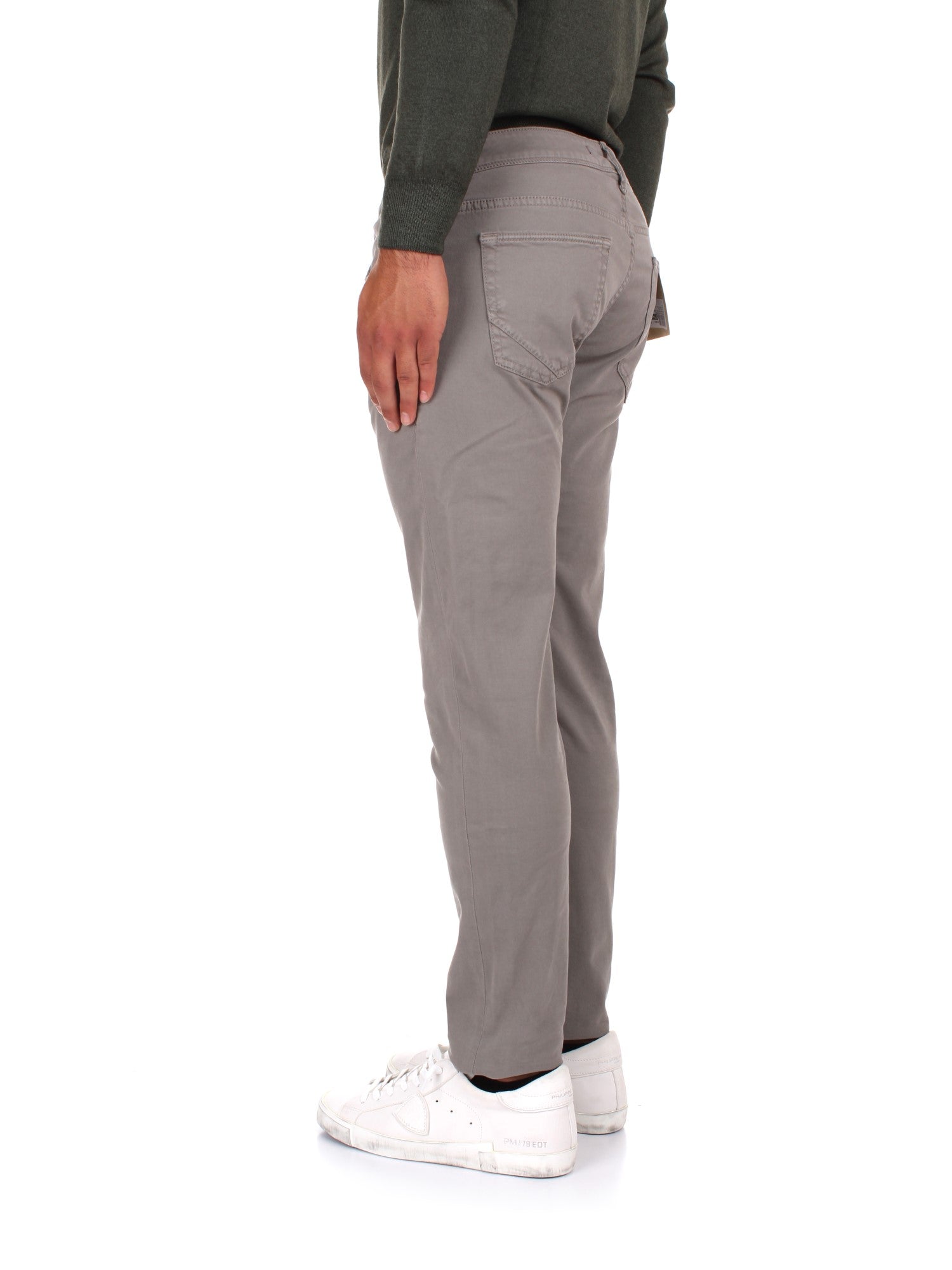 PANTALONI Grigio Incotex Blue Division