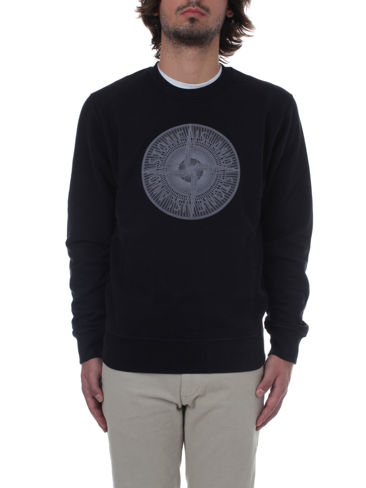 FELPE Nero Stone Island