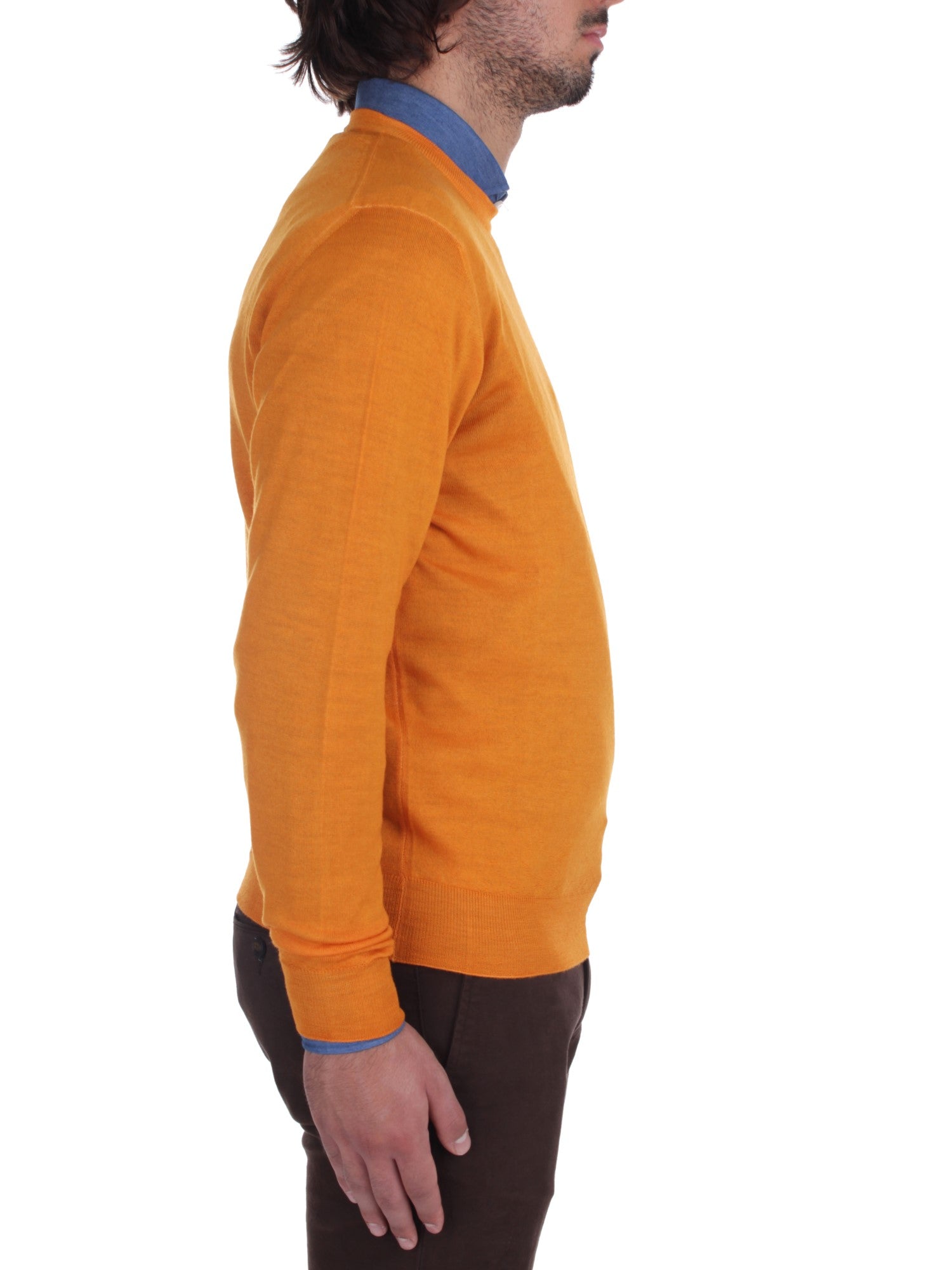 MAGLIE Arancione Fedeli Cashmere