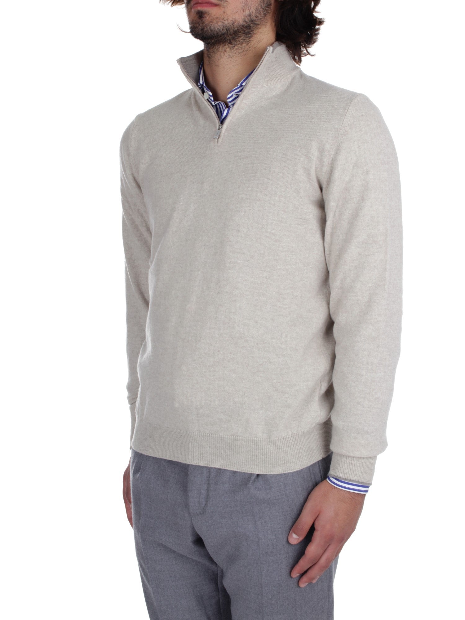 MAGLIE Beige Fedeli Cashmere