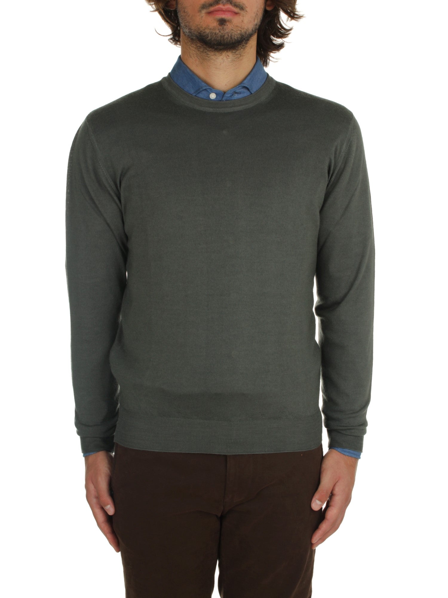 MAGLIE Verde Fedeli Cashmere