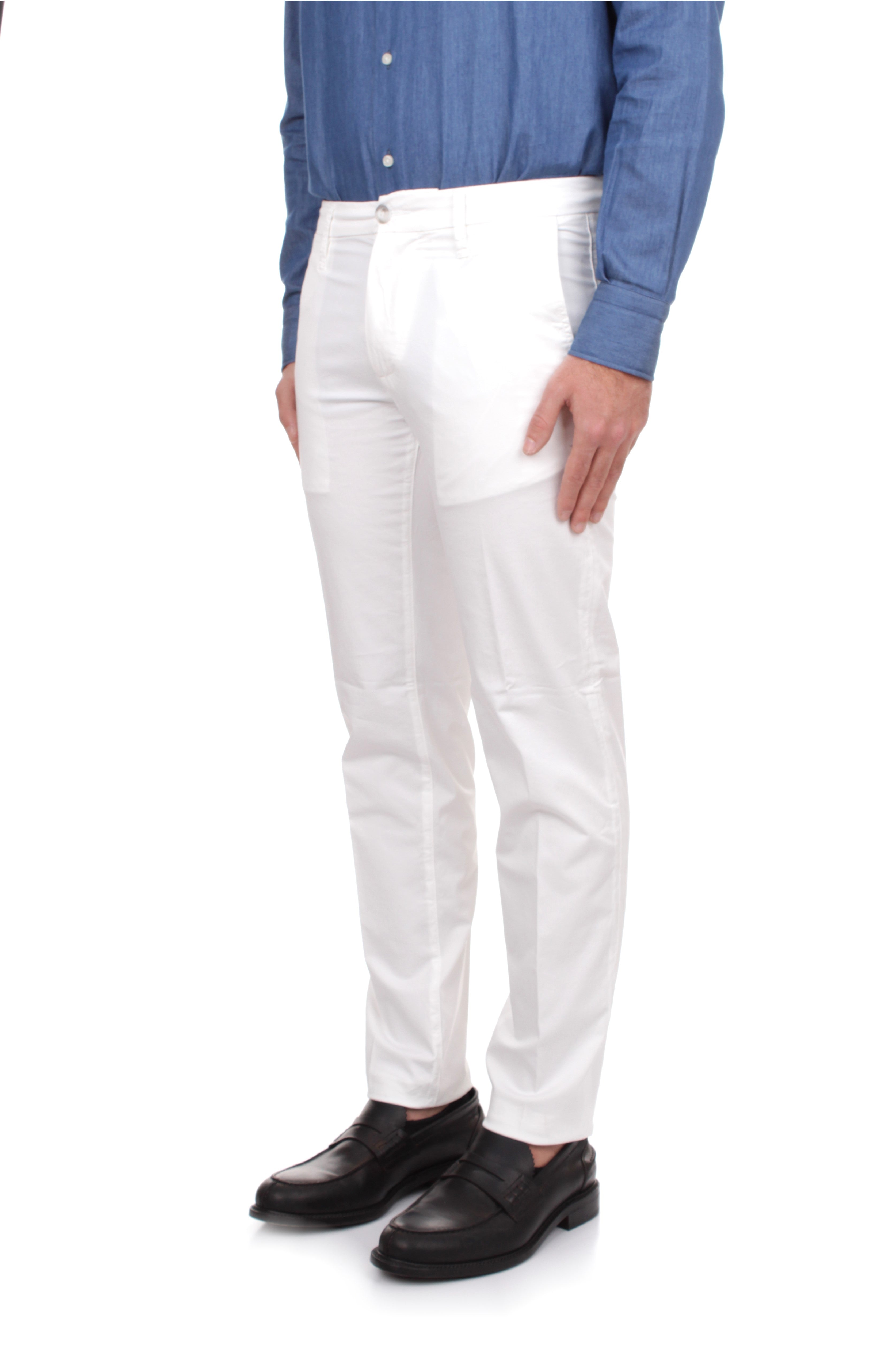 PANTALONI Bianco Re-hash