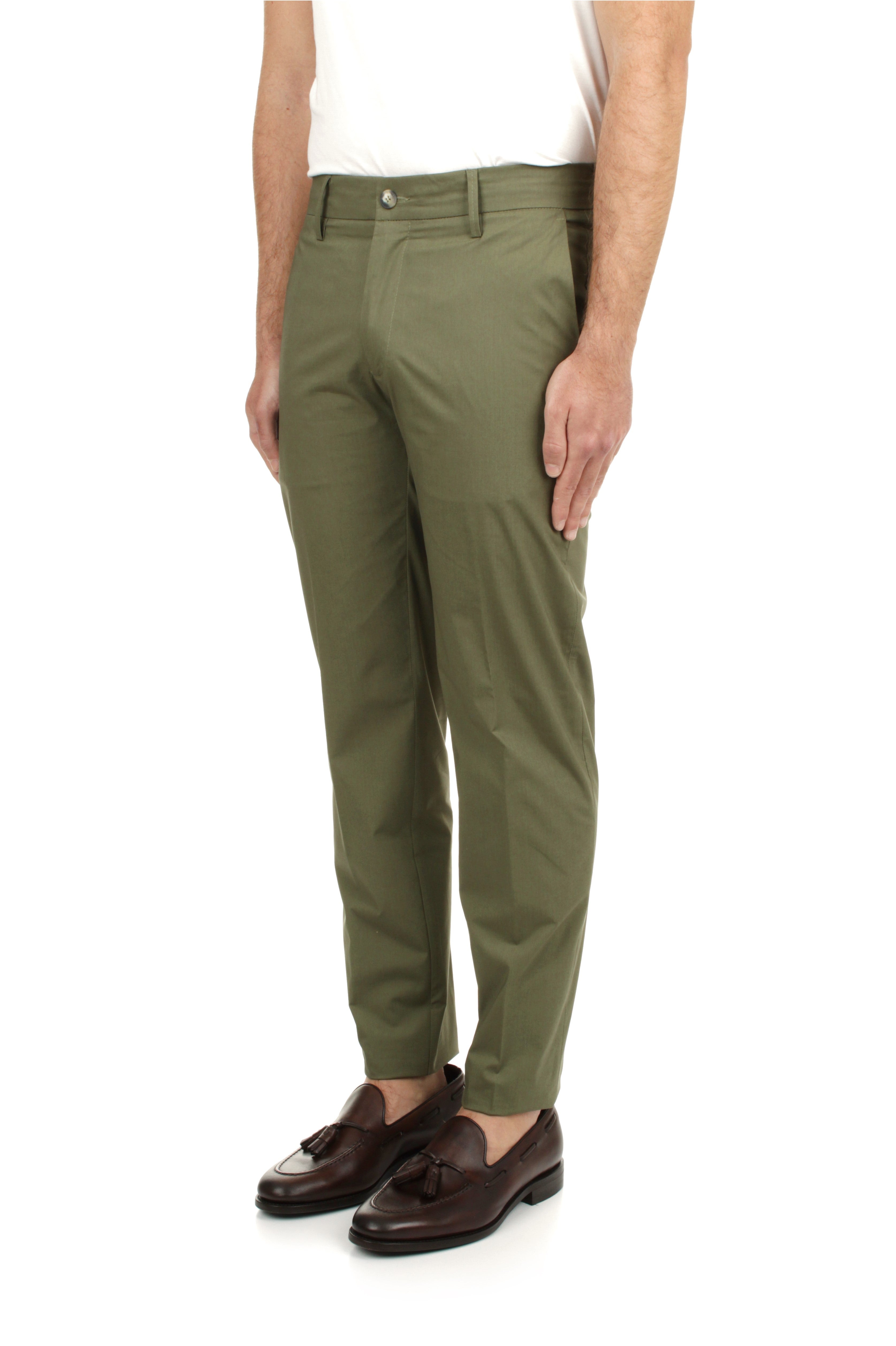 PANTALONI Verde Re-hash