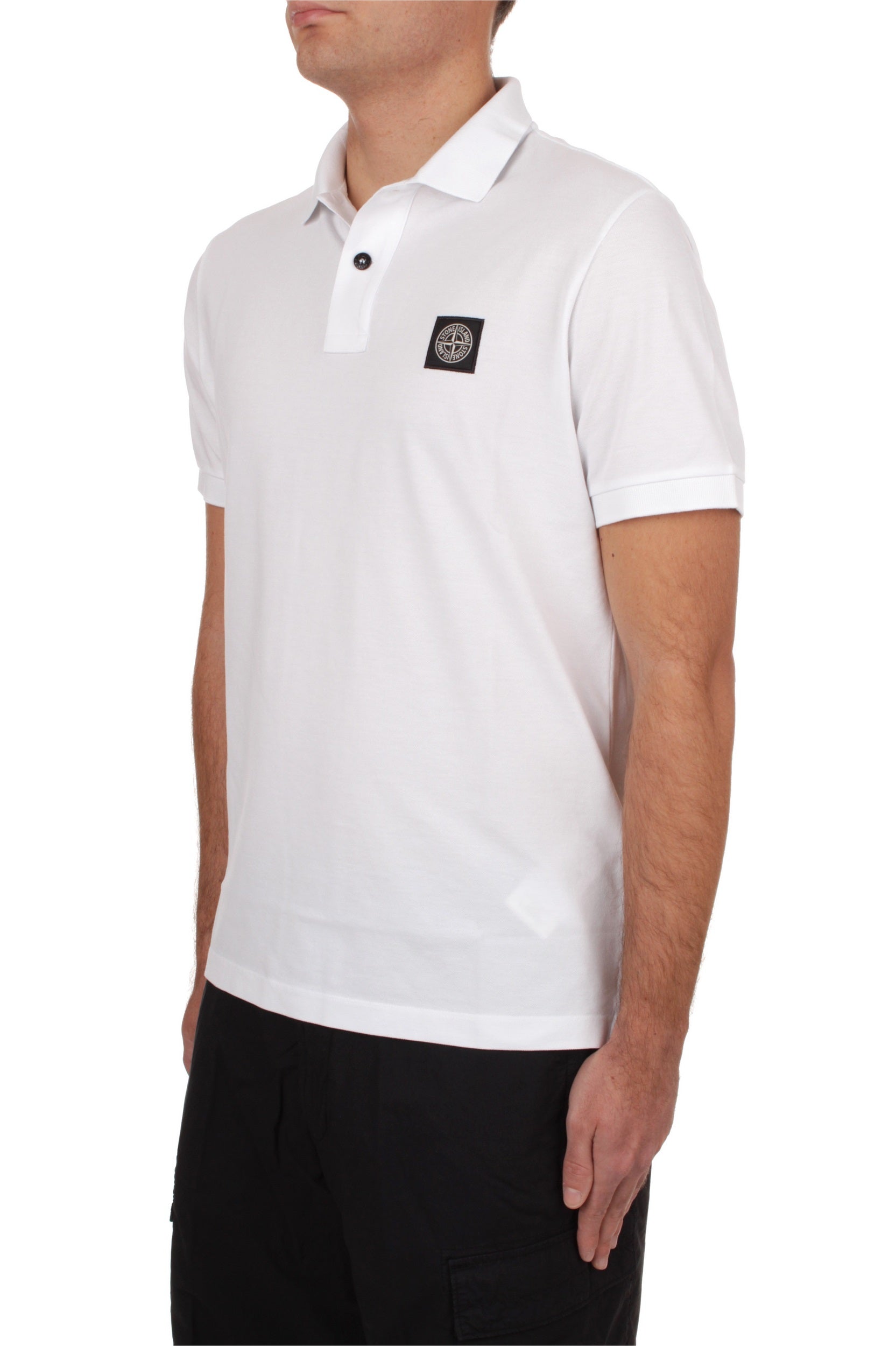 POLO Bianco Stone Island