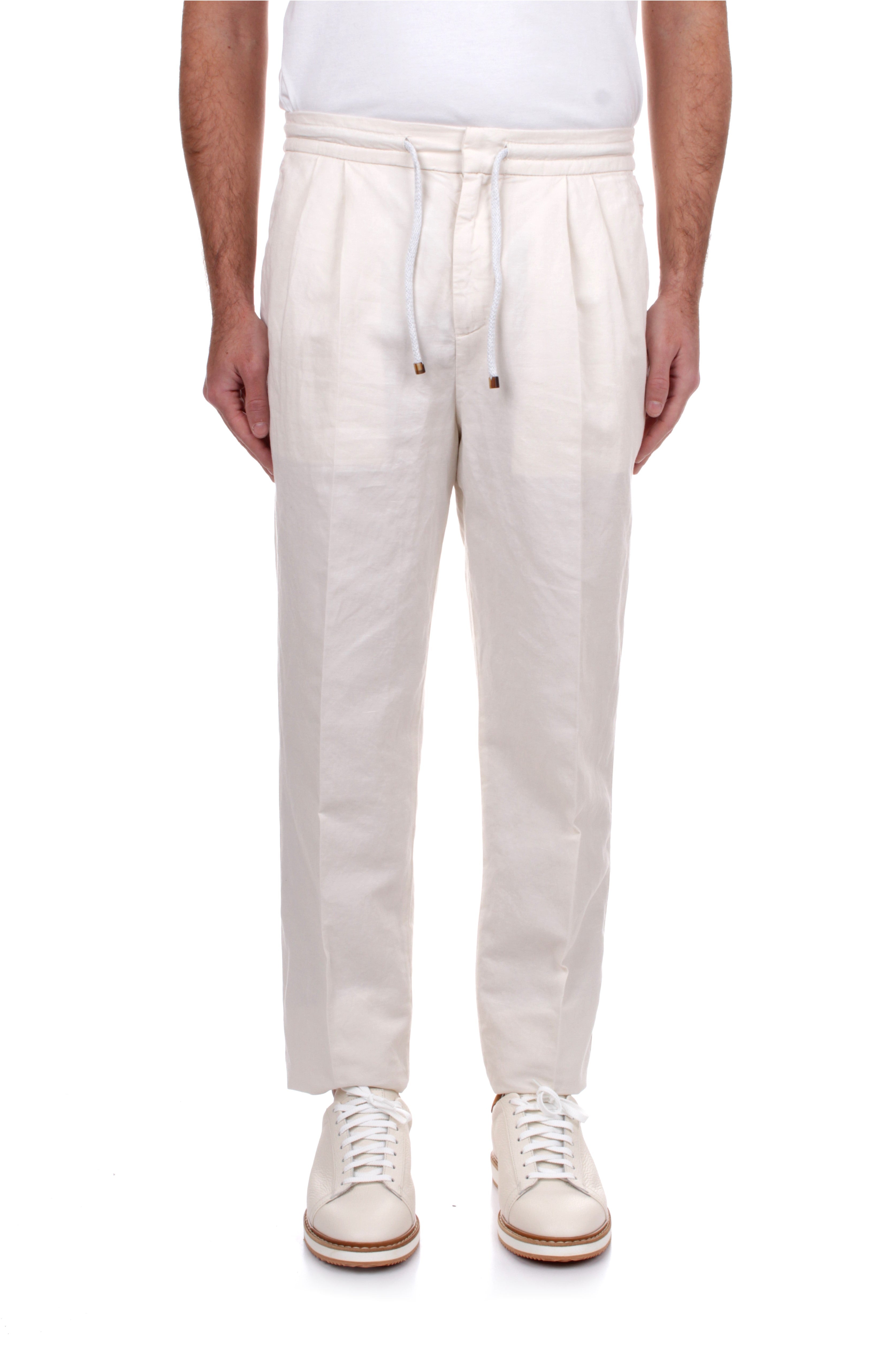 PANTALONI Bianco Brunello Cucinelli