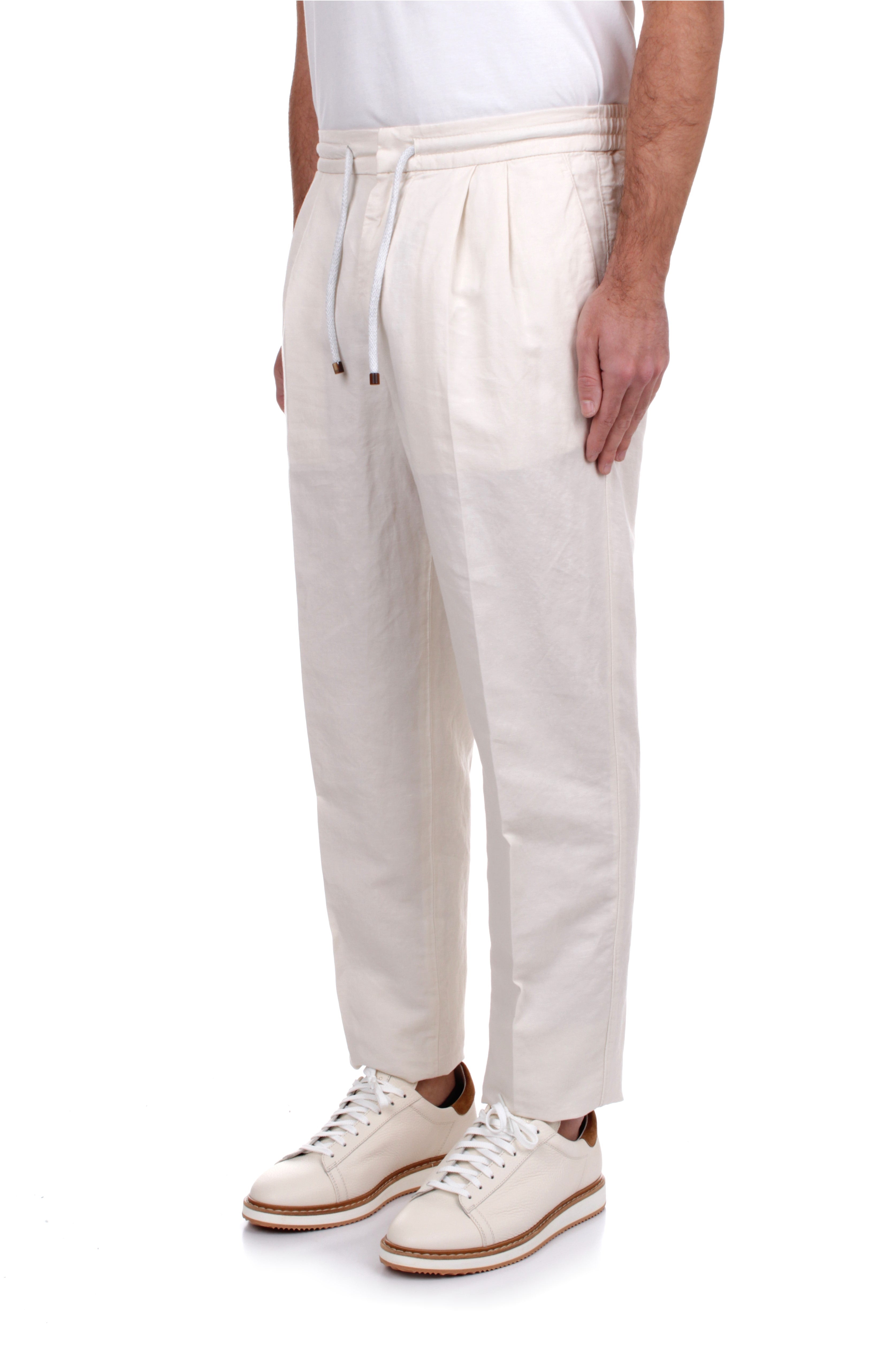 PANTALONI Bianco Brunello Cucinelli