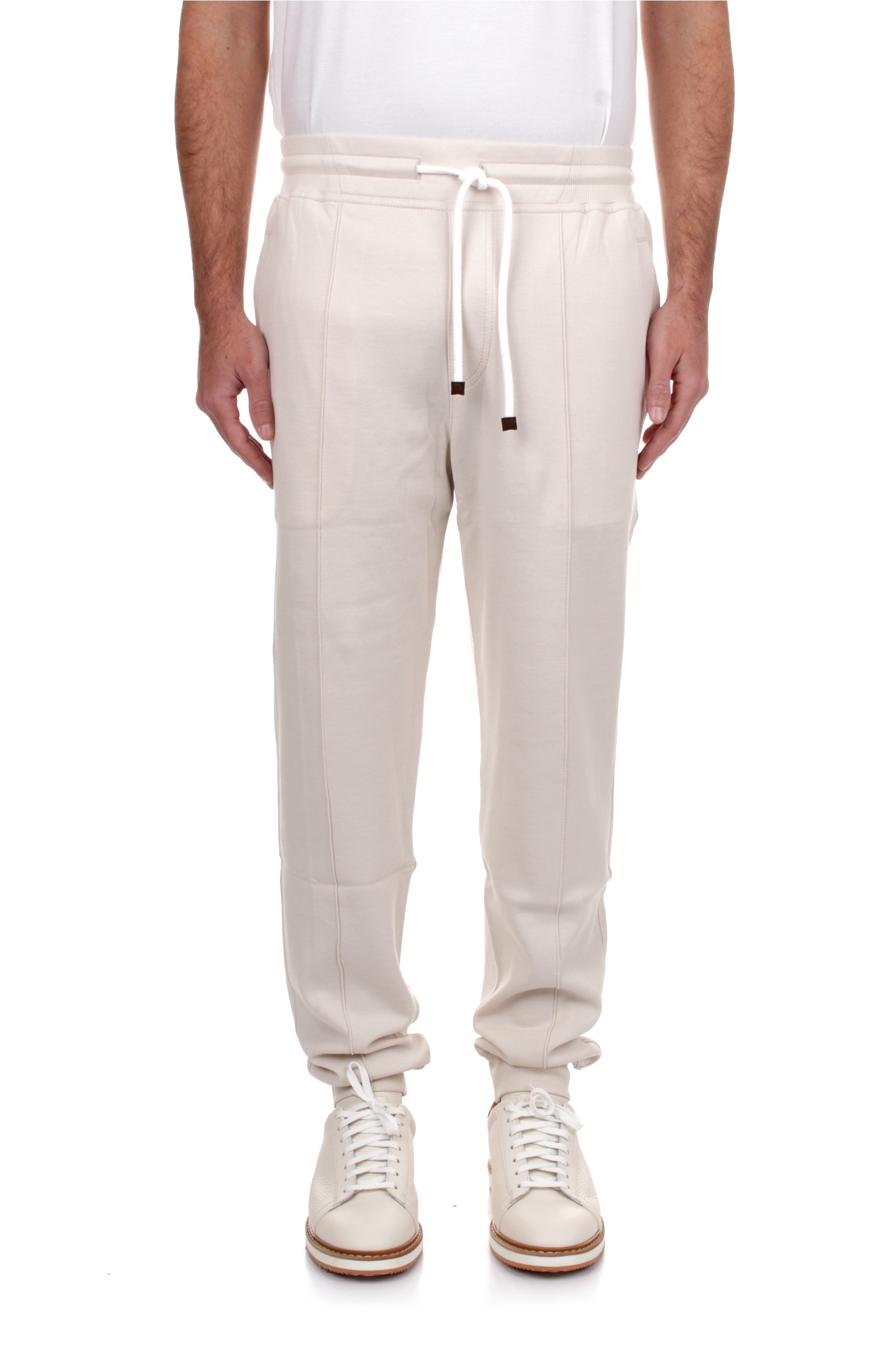 PANTALONI TUTA Beige Brunello Cucinelli