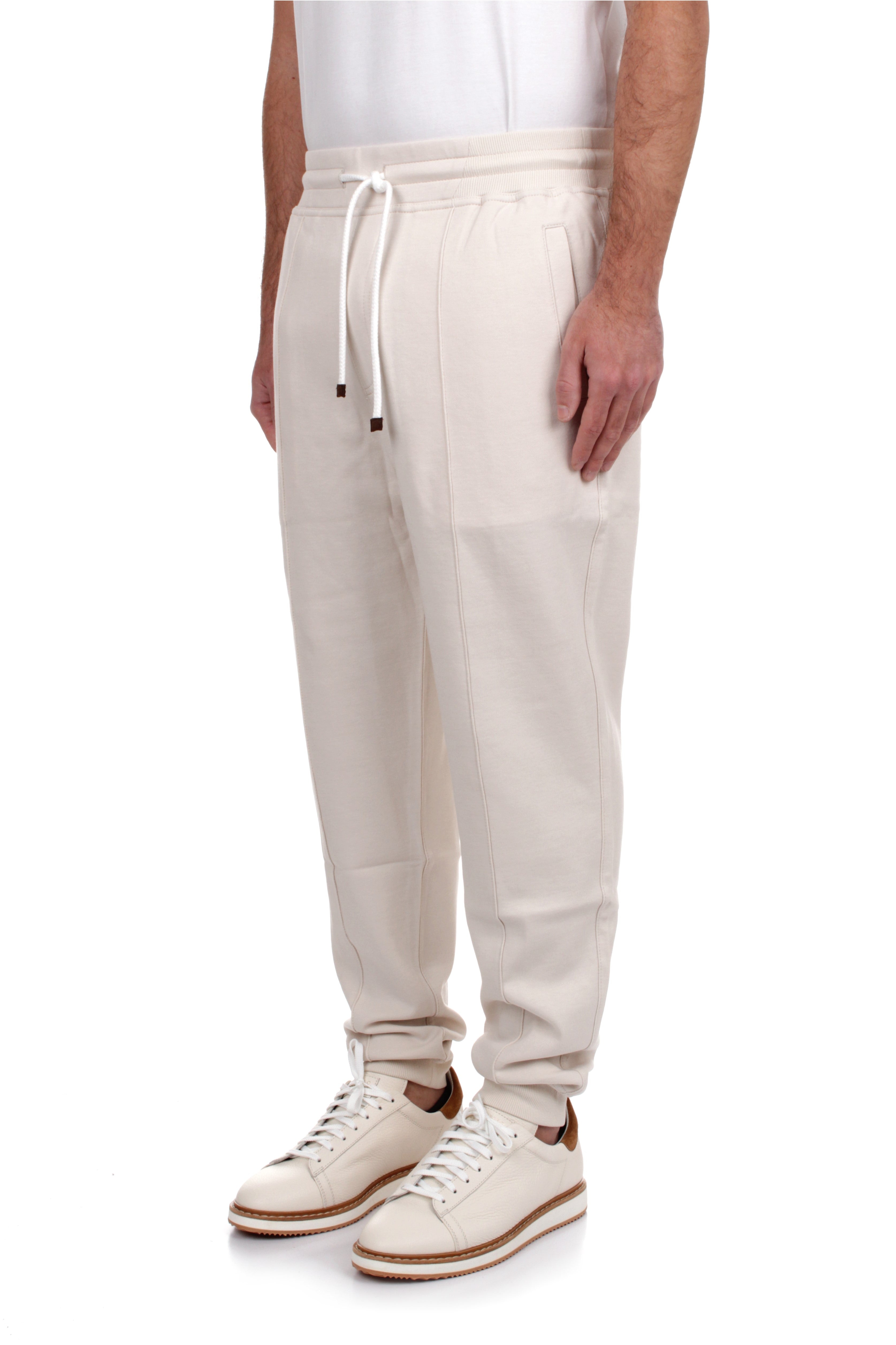 PANTALONI TUTA Beige Brunello Cucinelli