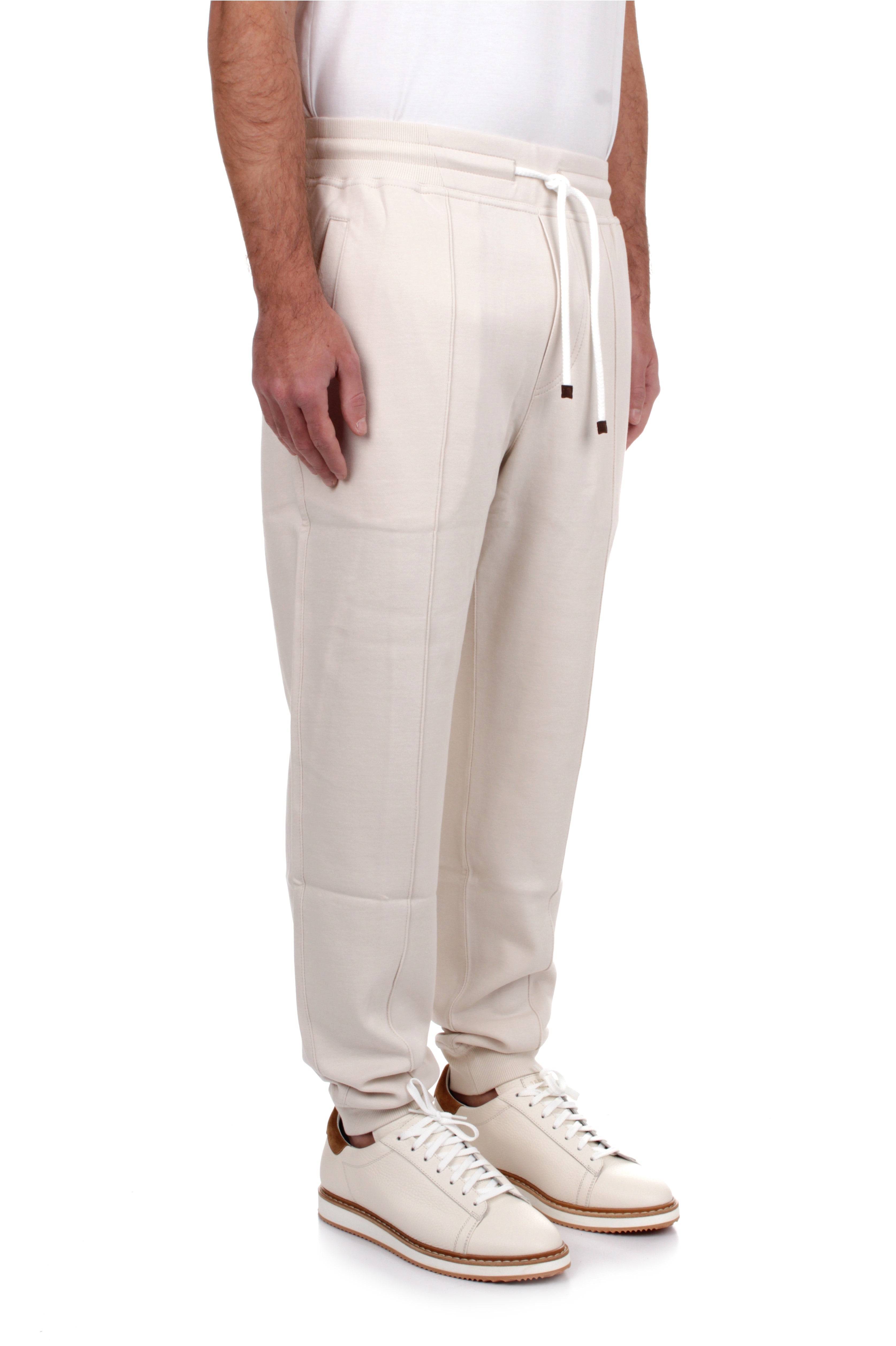 PANTALONI TUTA Beige Brunello Cucinelli