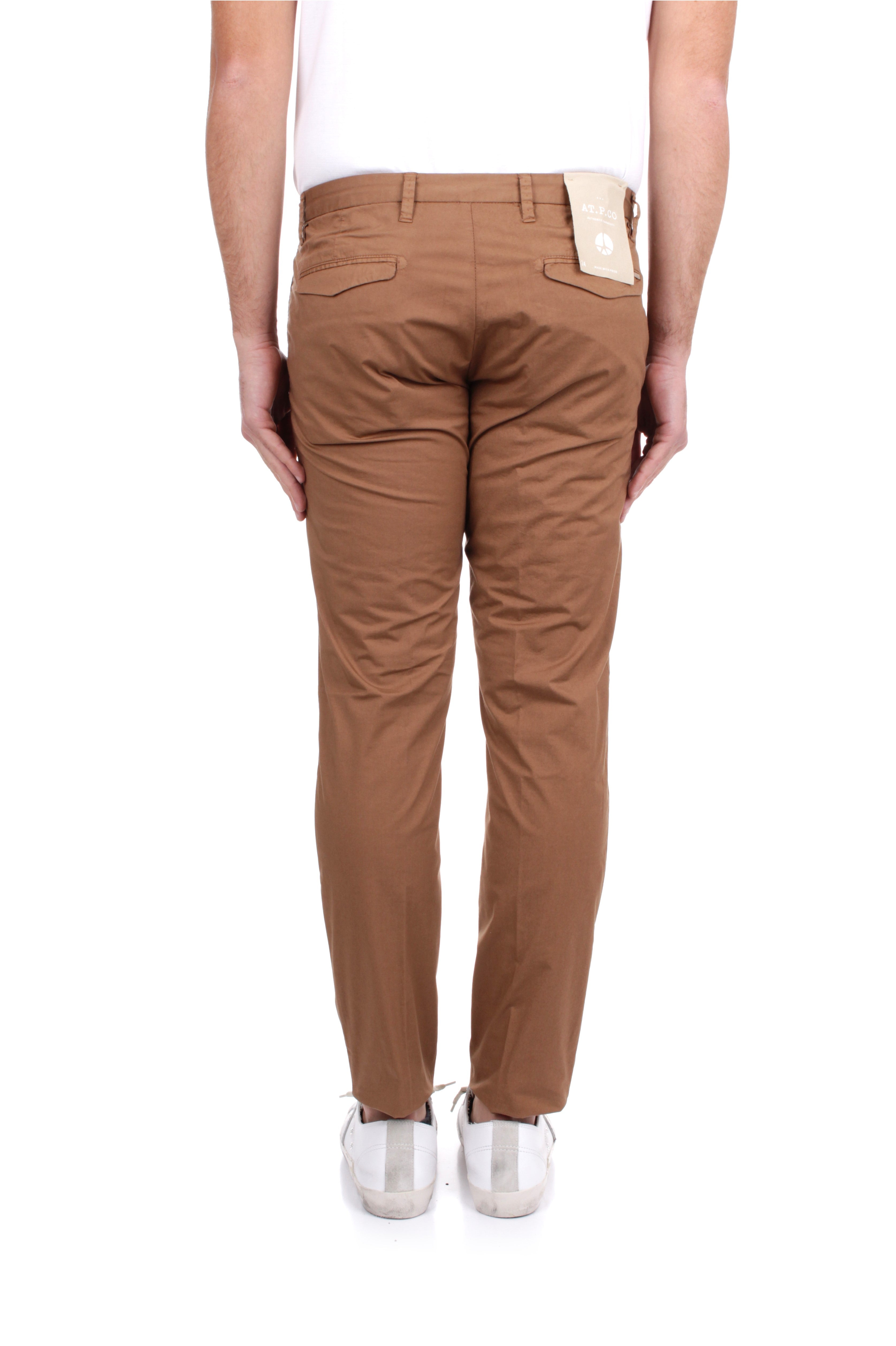 PANTALONI Marrone At.p.co