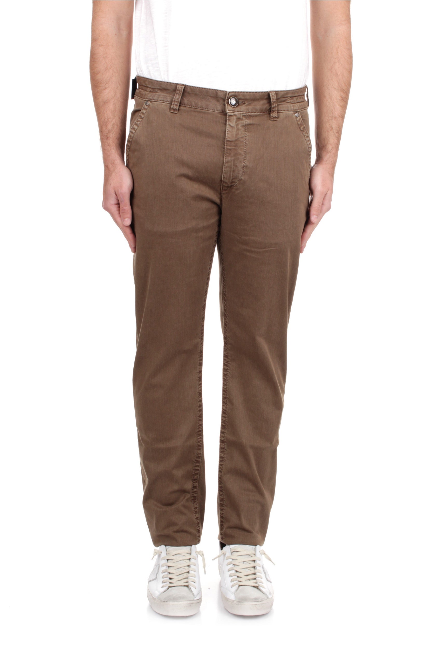 PANTALONI Marrone Barmas