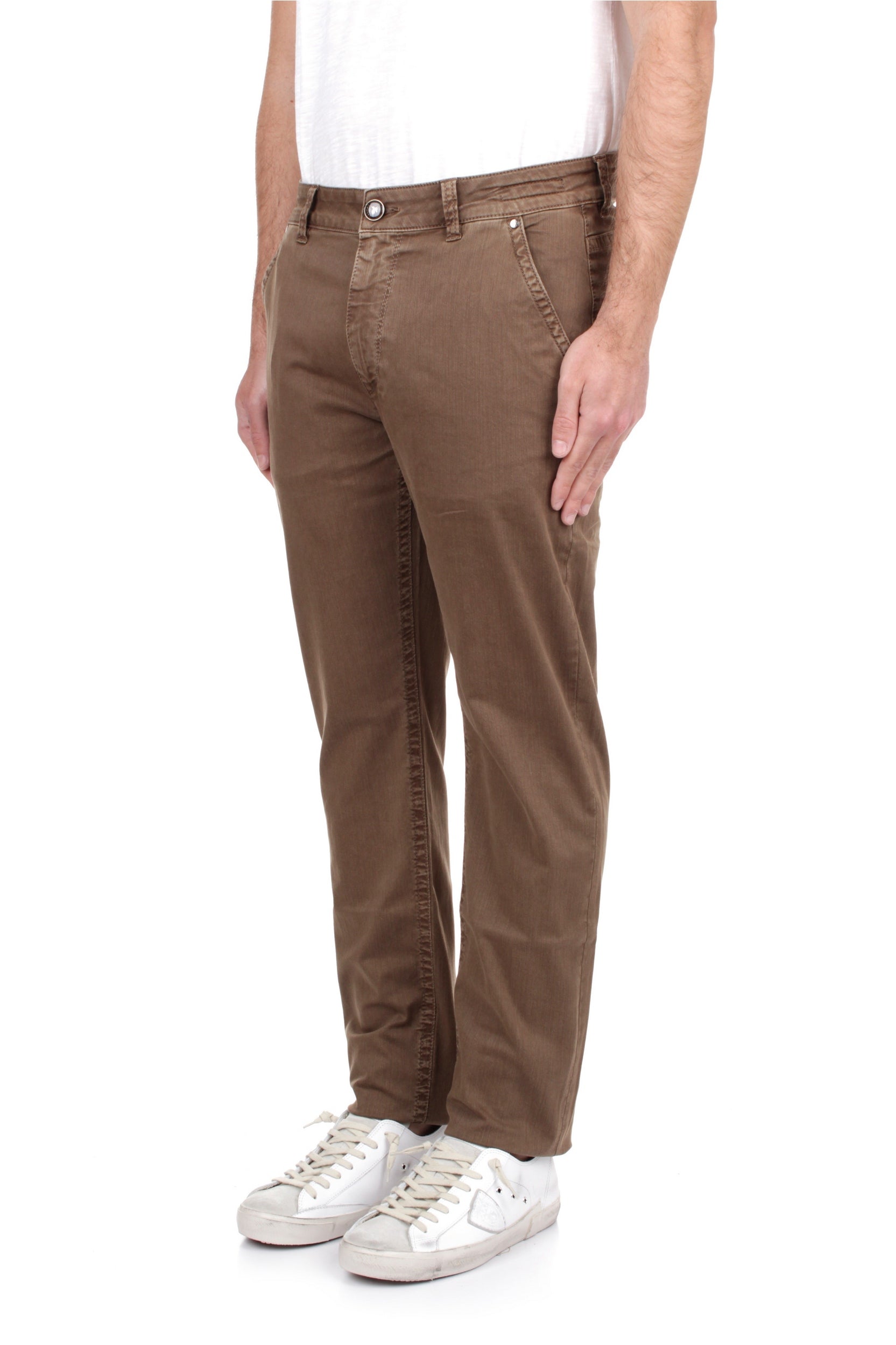 PANTALONI Marrone Barmas