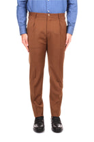 PANTALONI Marrone Incotex