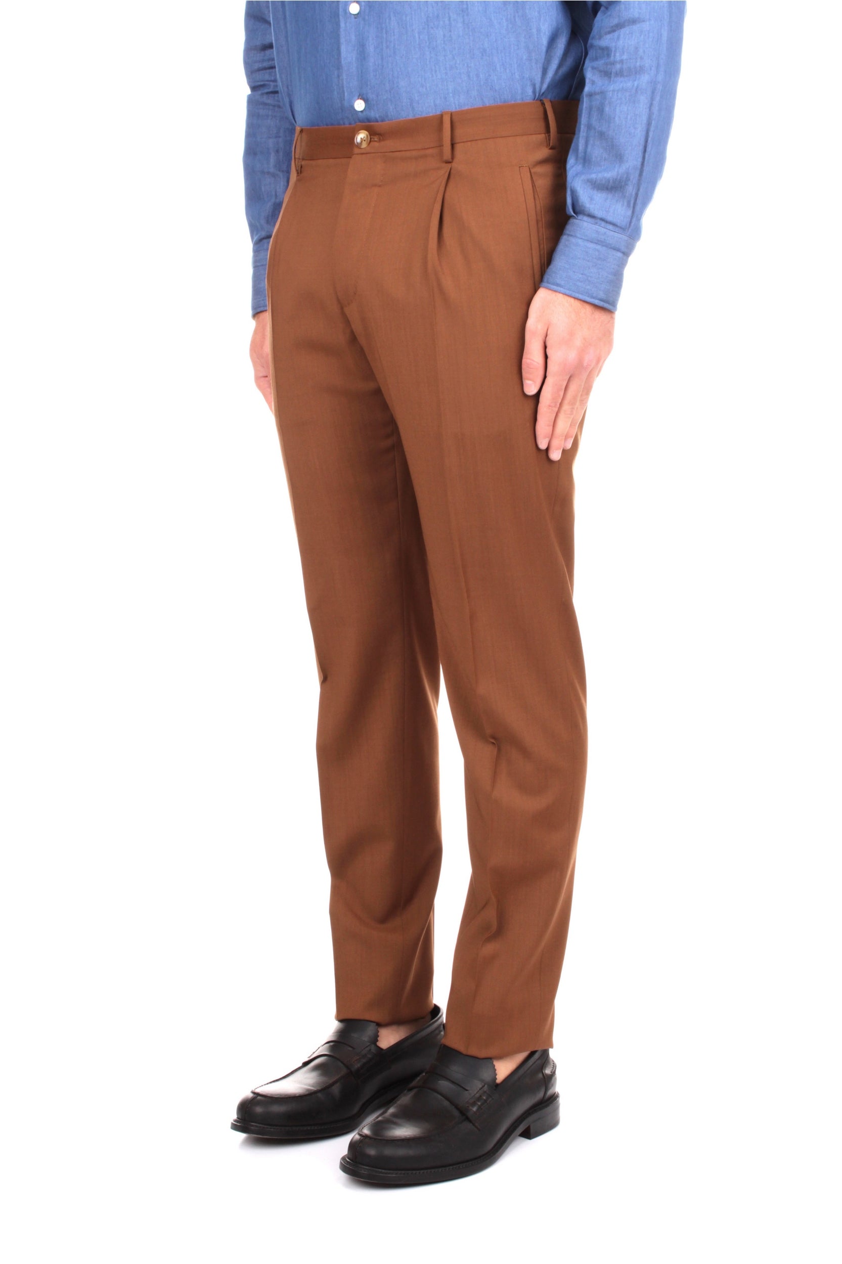 PANTALONI Marrone Incotex