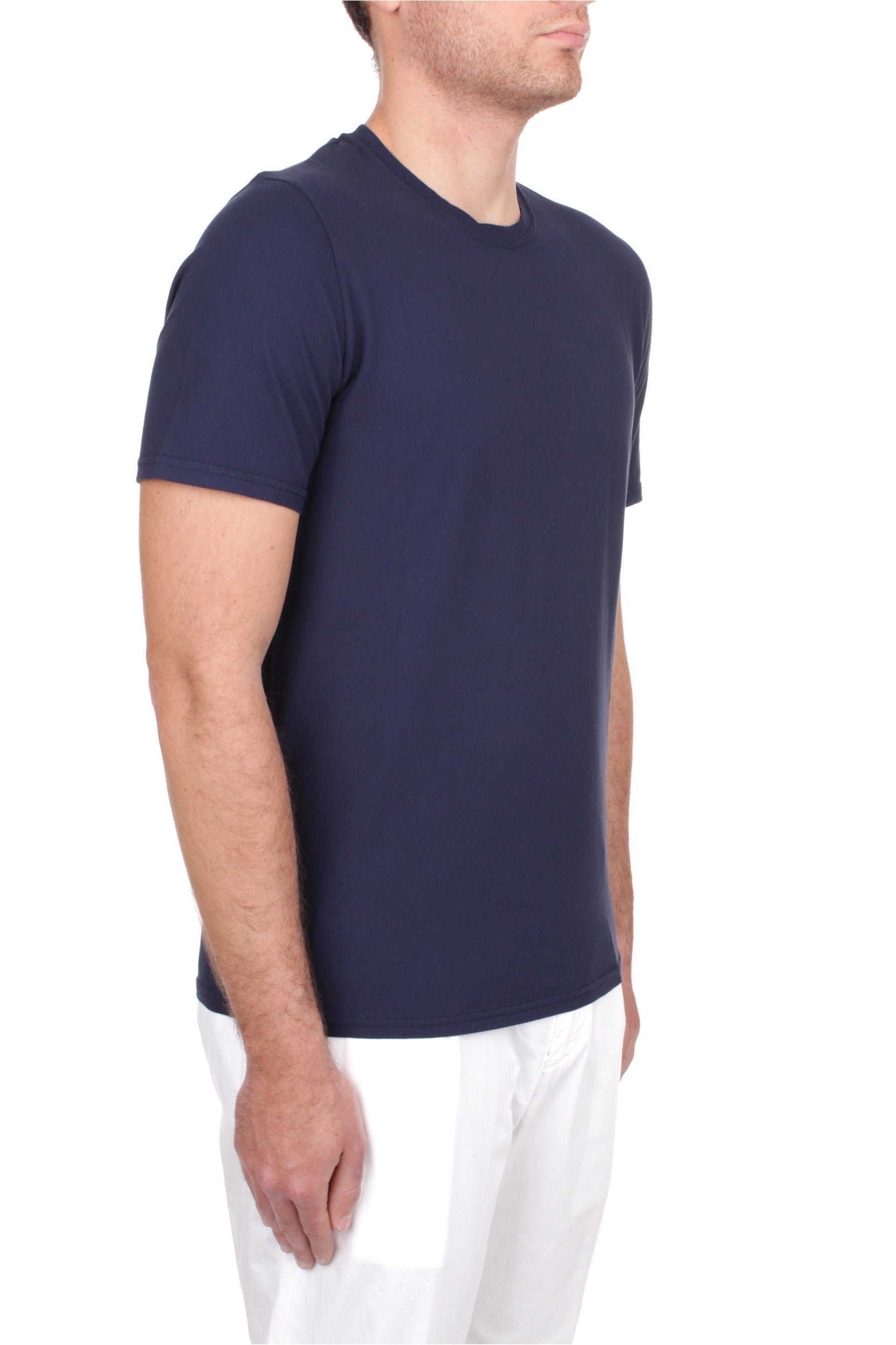 T-SHIRT Blu Fedeli Cashmere