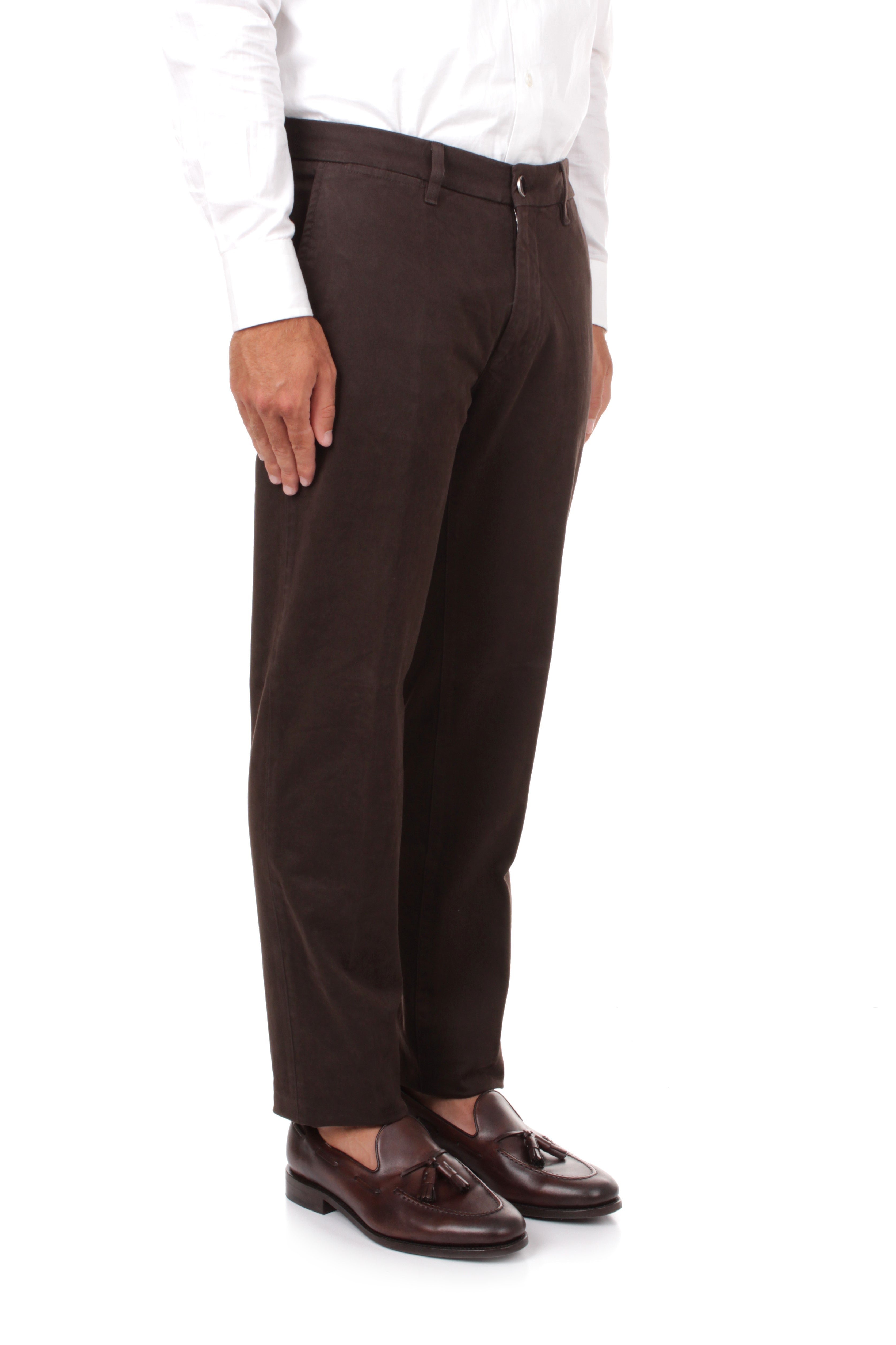 PANTALONI Marrone Re-hash