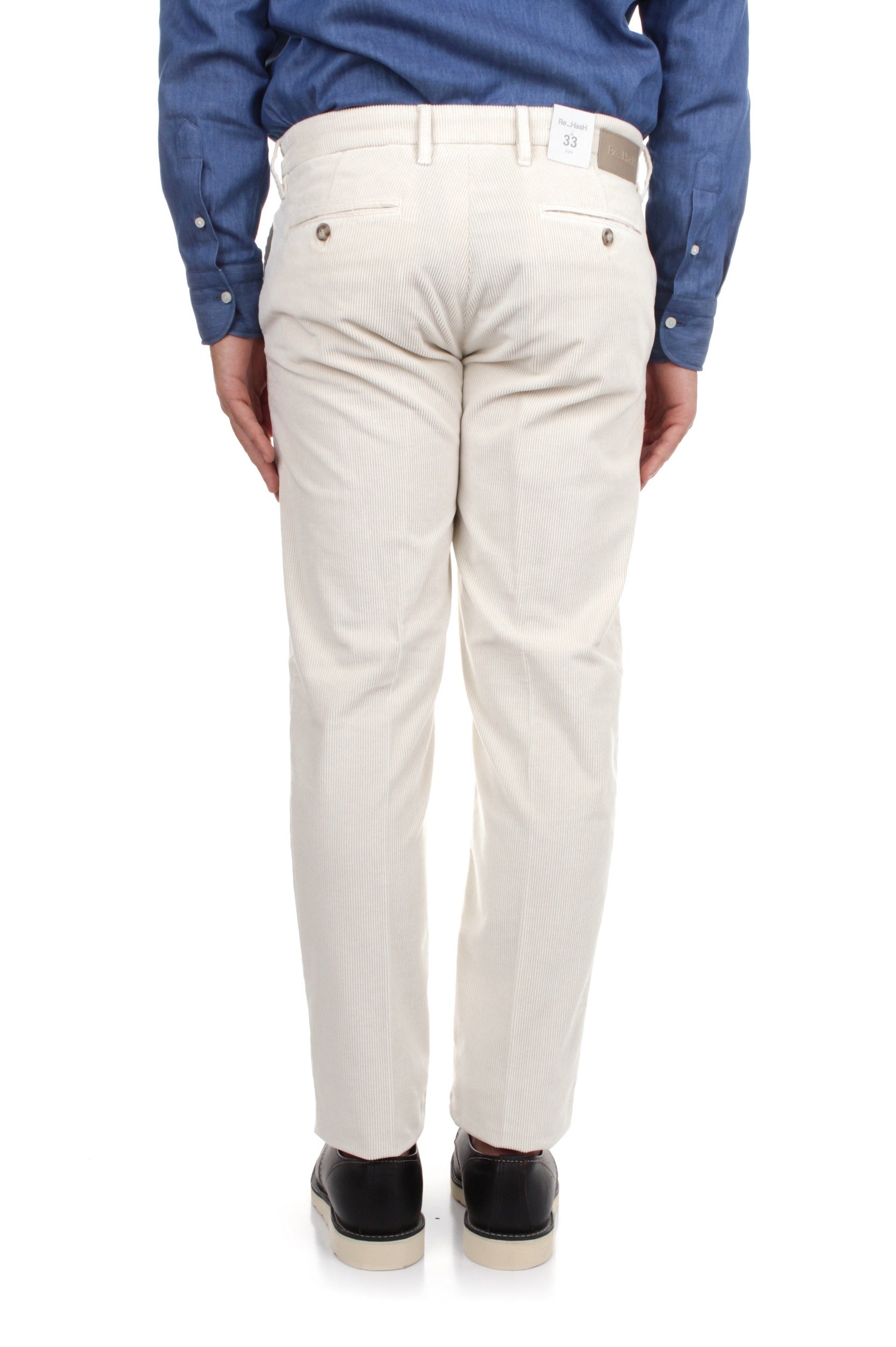 PANTALONI Bianco Re-hash