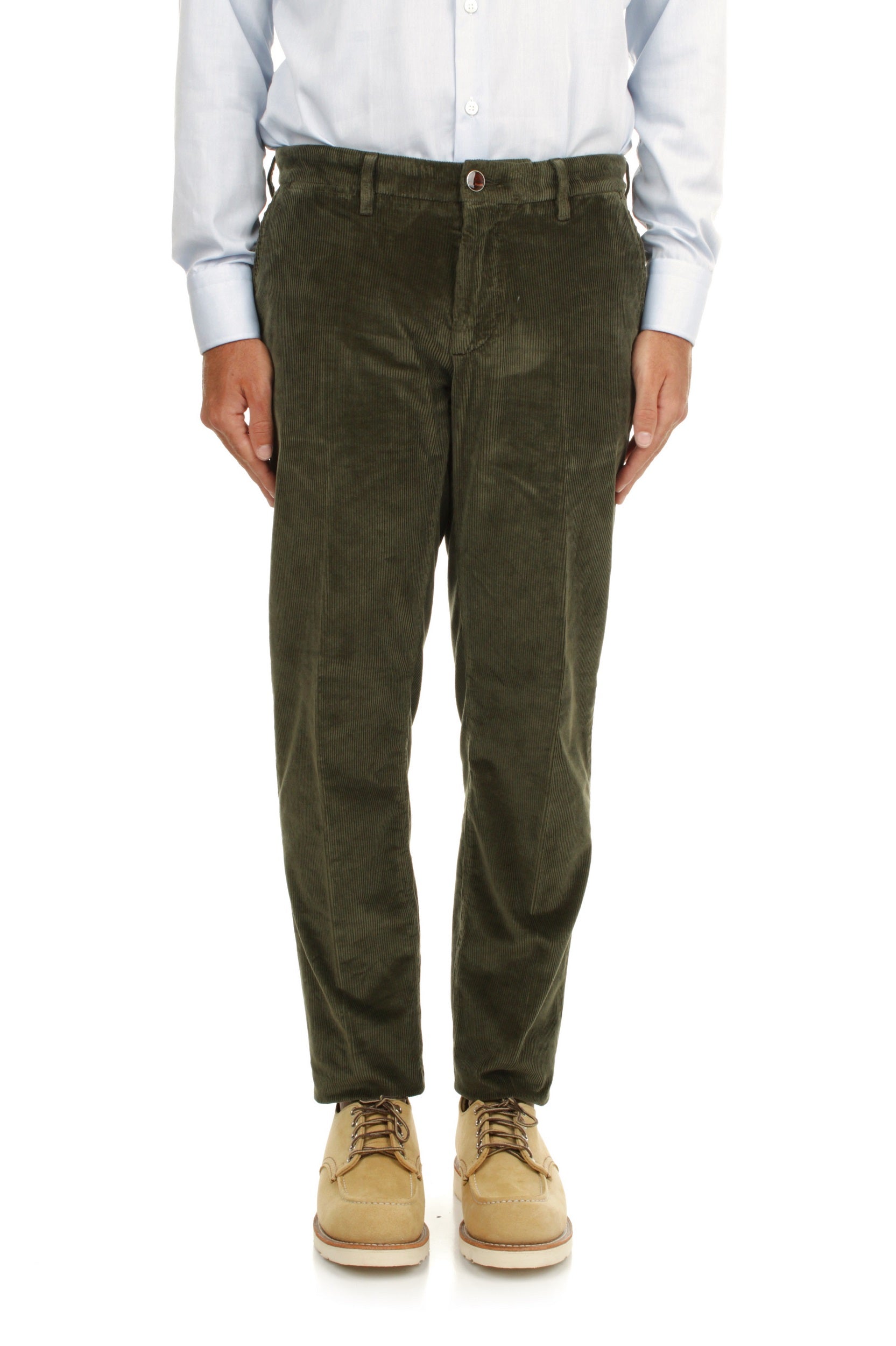 PANTALONI Verde Re-hash