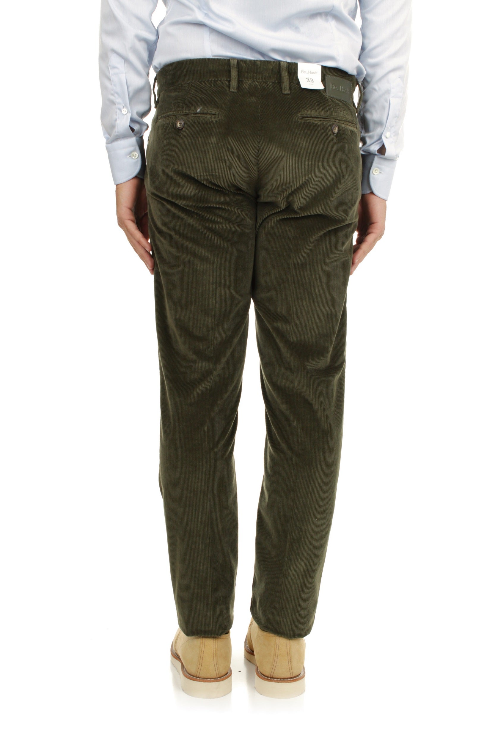 PANTALONI Verde Re-hash