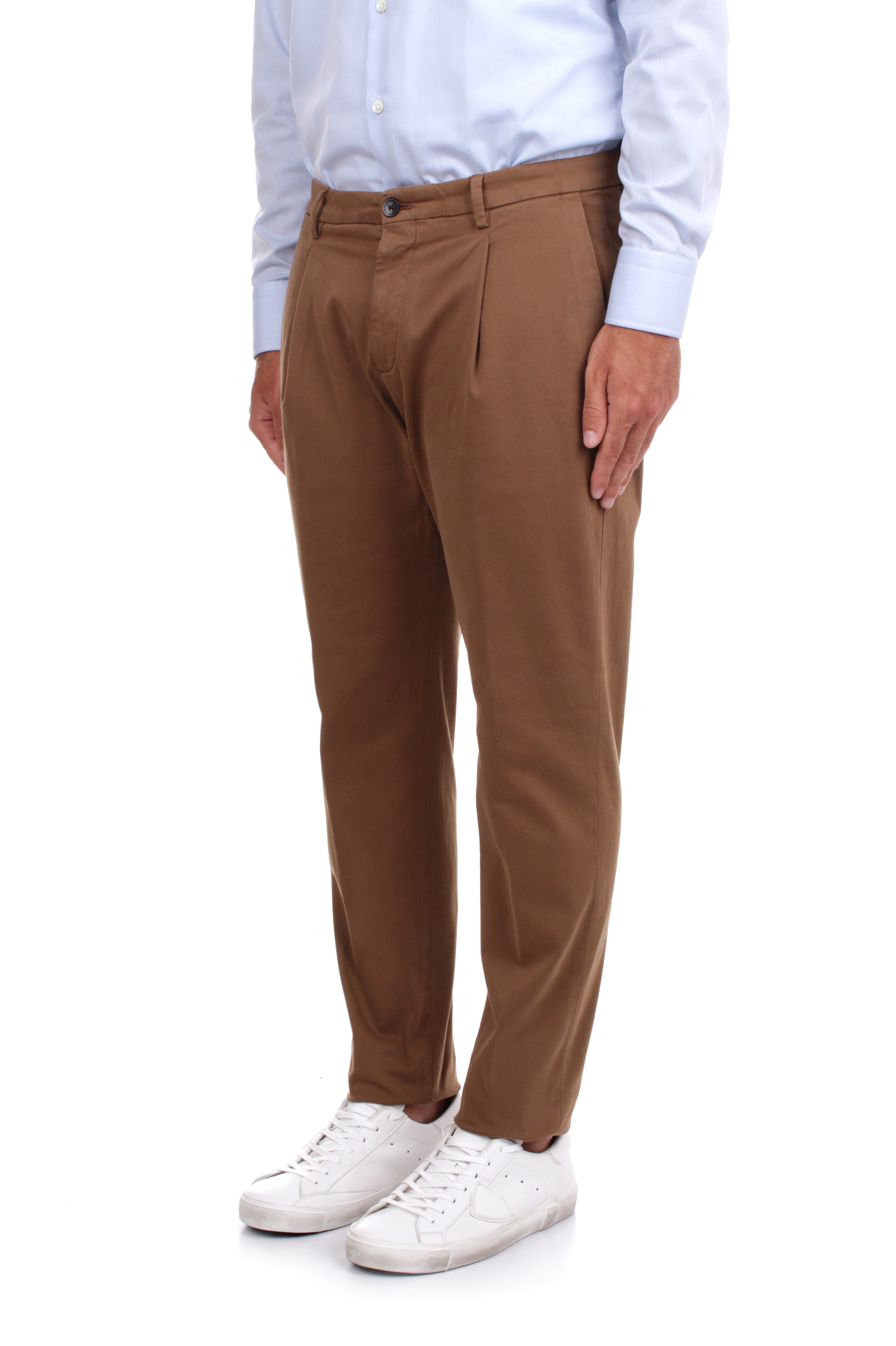 PANTALONI Marrone Briglia