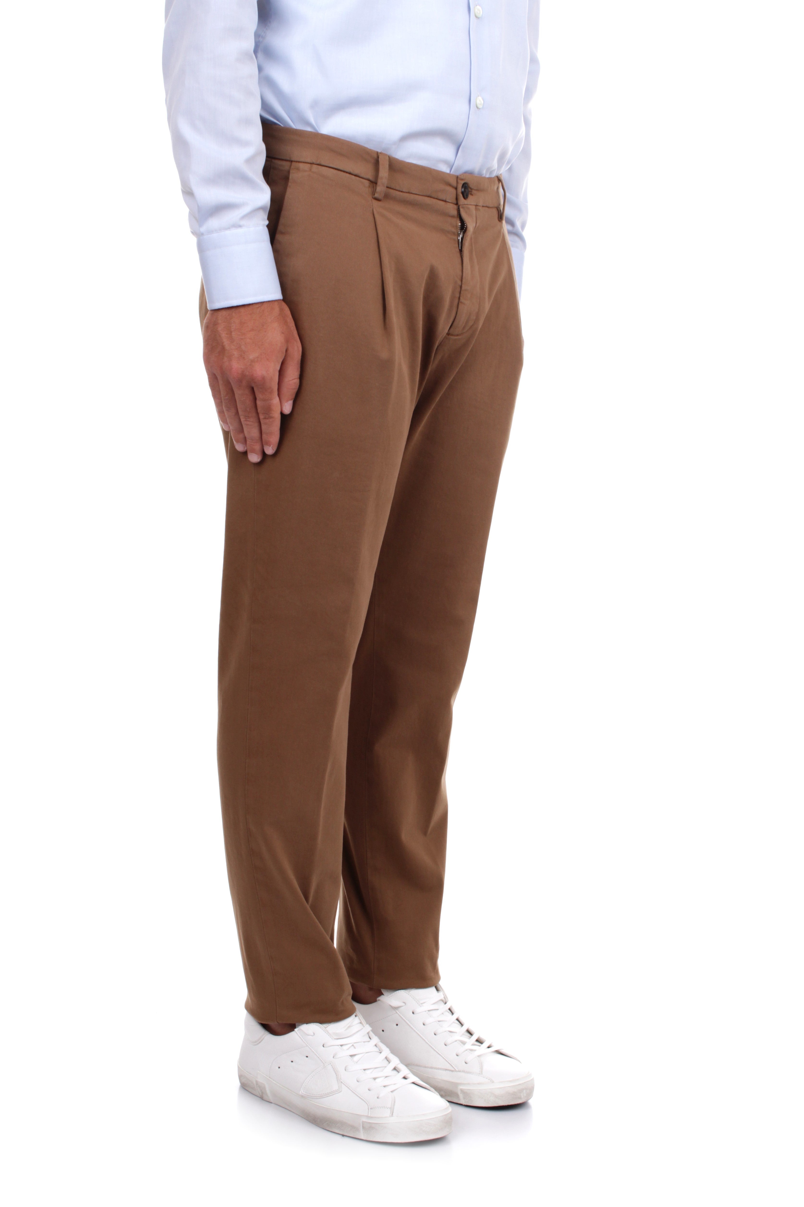 PANTALONI Marrone Briglia