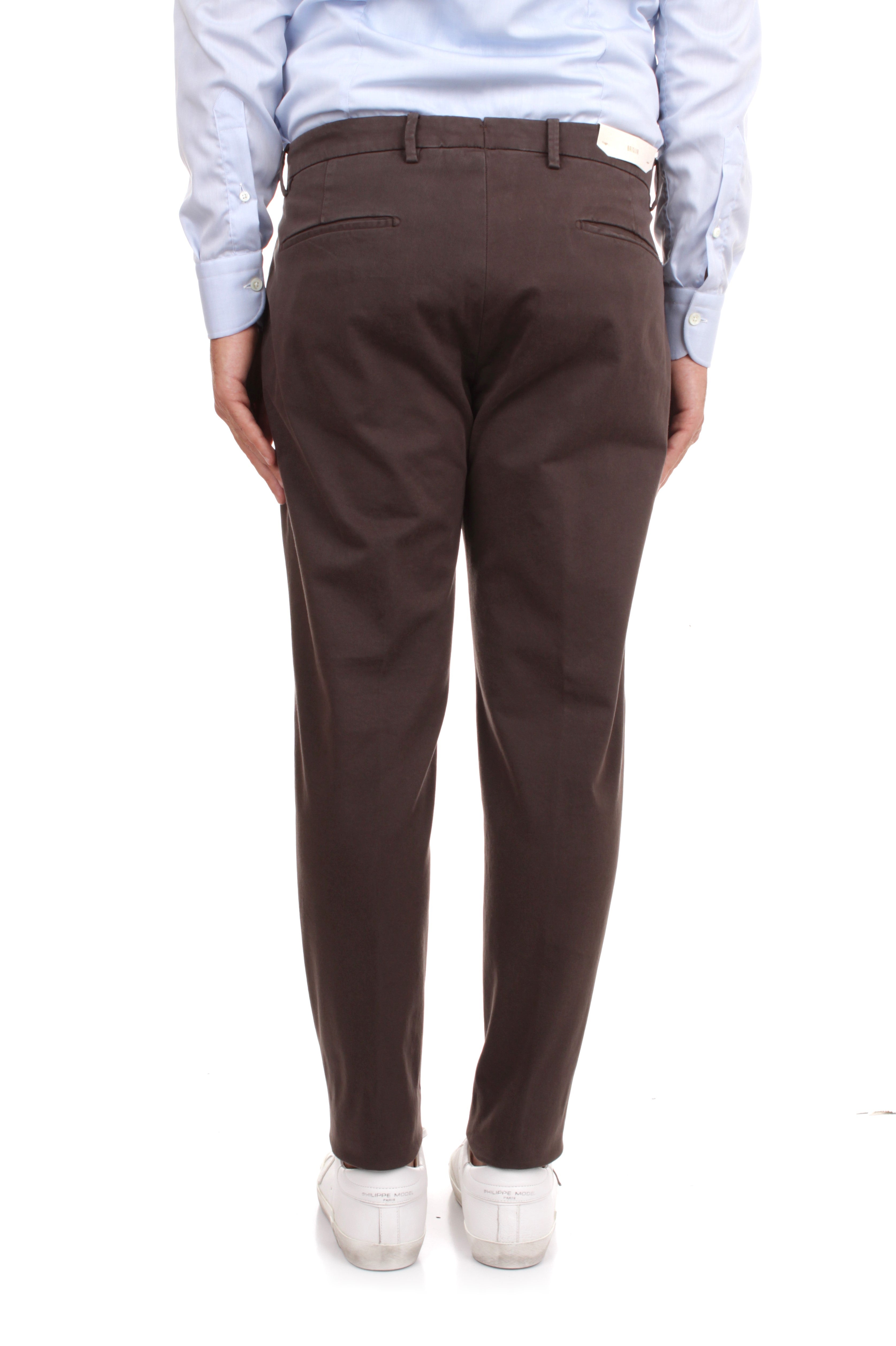 PANTALONI Marrone Briglia