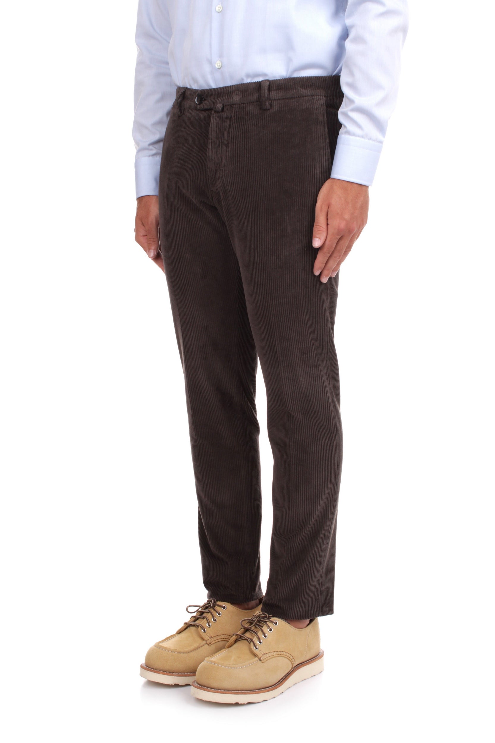 PANTALONI Marrone Briglia