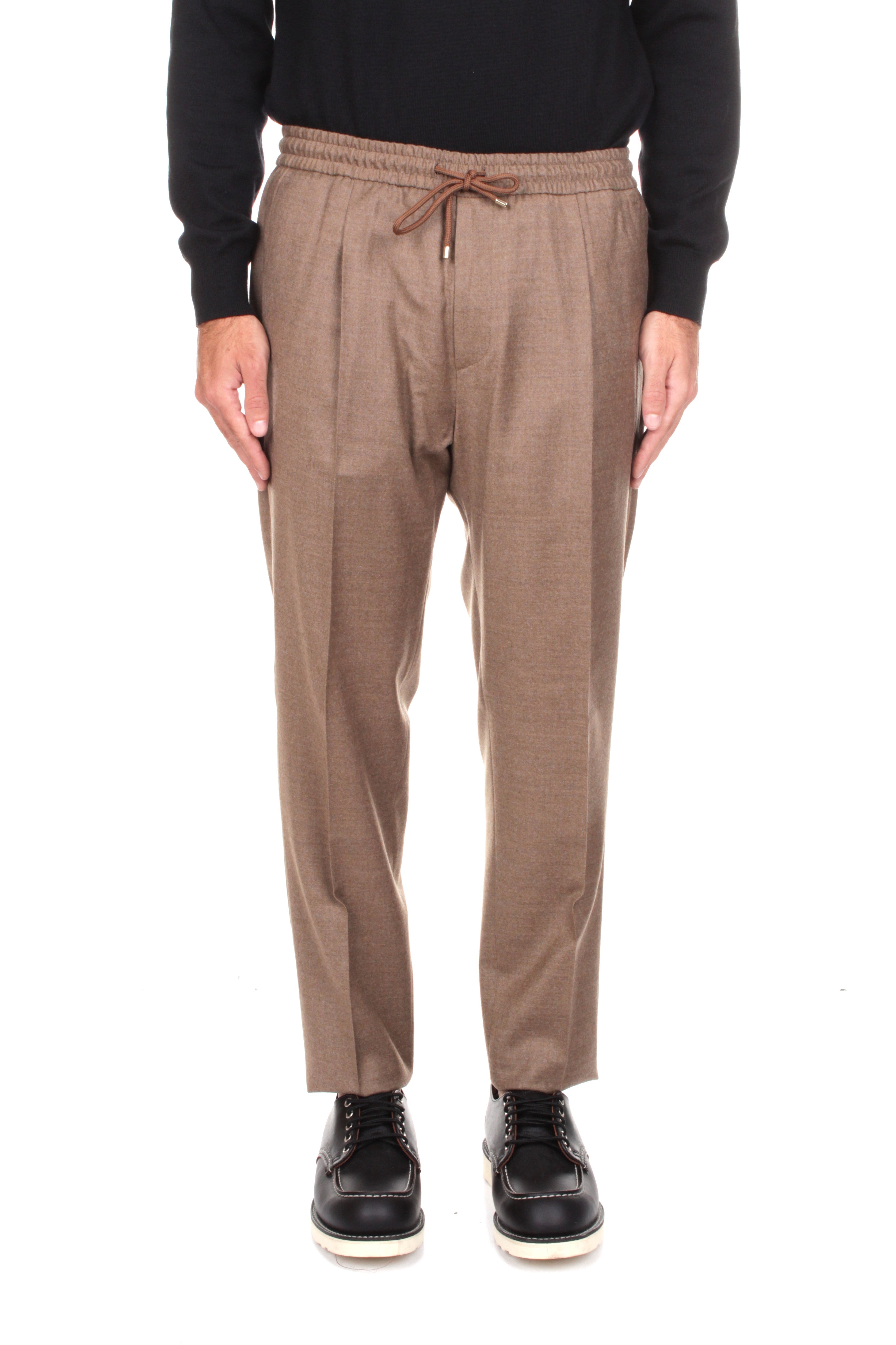 PANTALONI Marrone Briglia