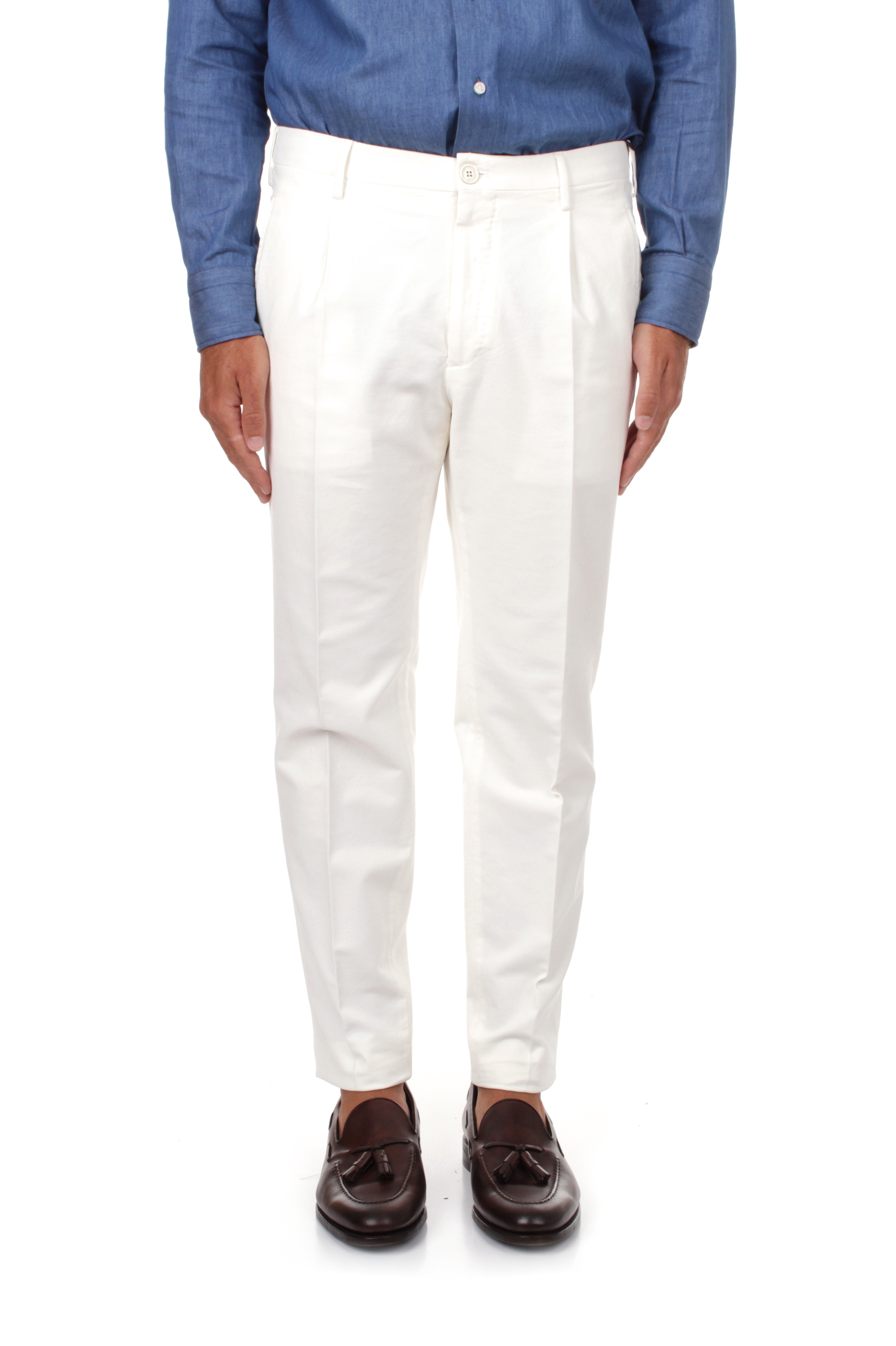 PANTALONI Bianco Incotex