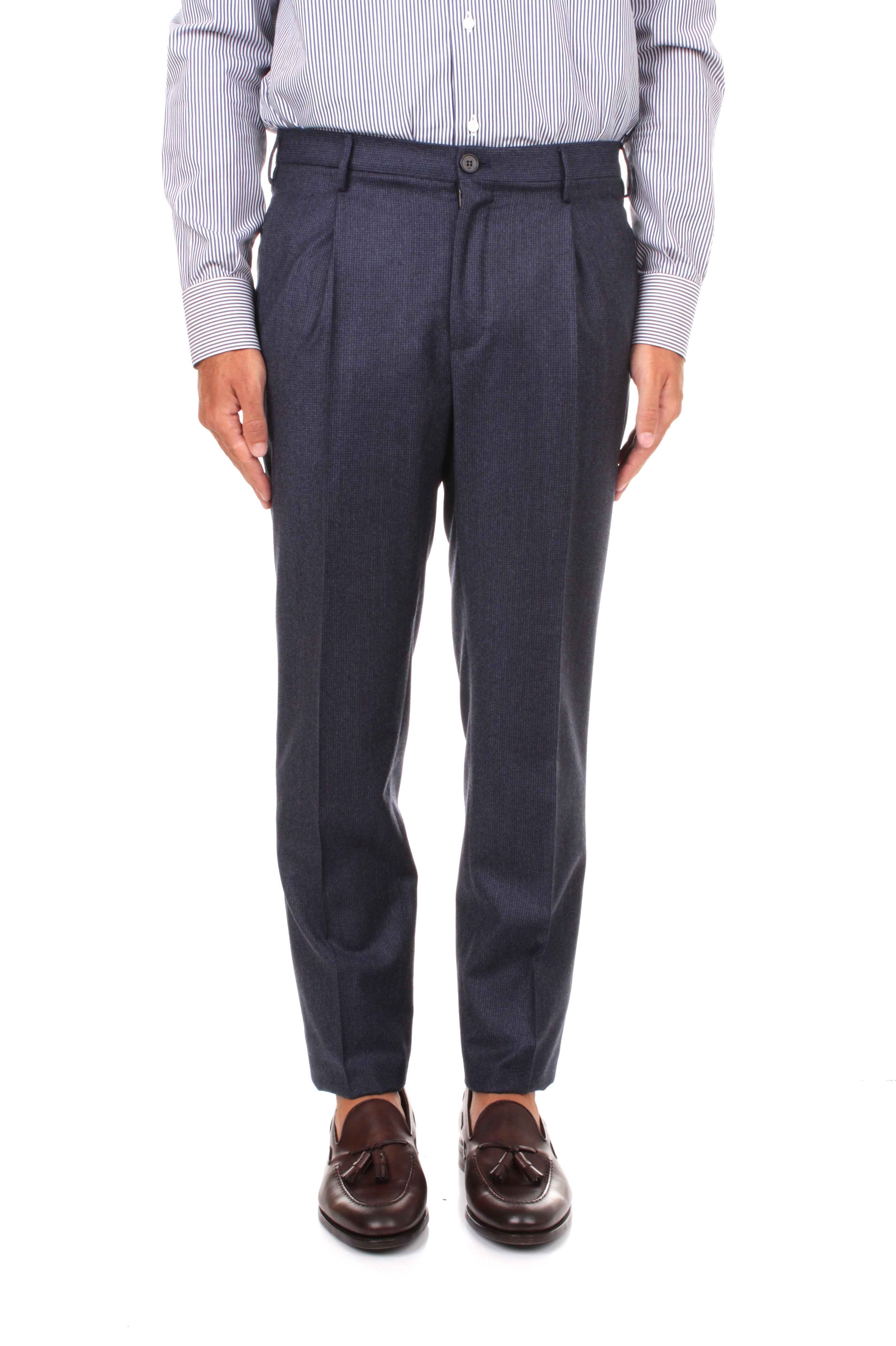 PANTALONI Blu Incotex