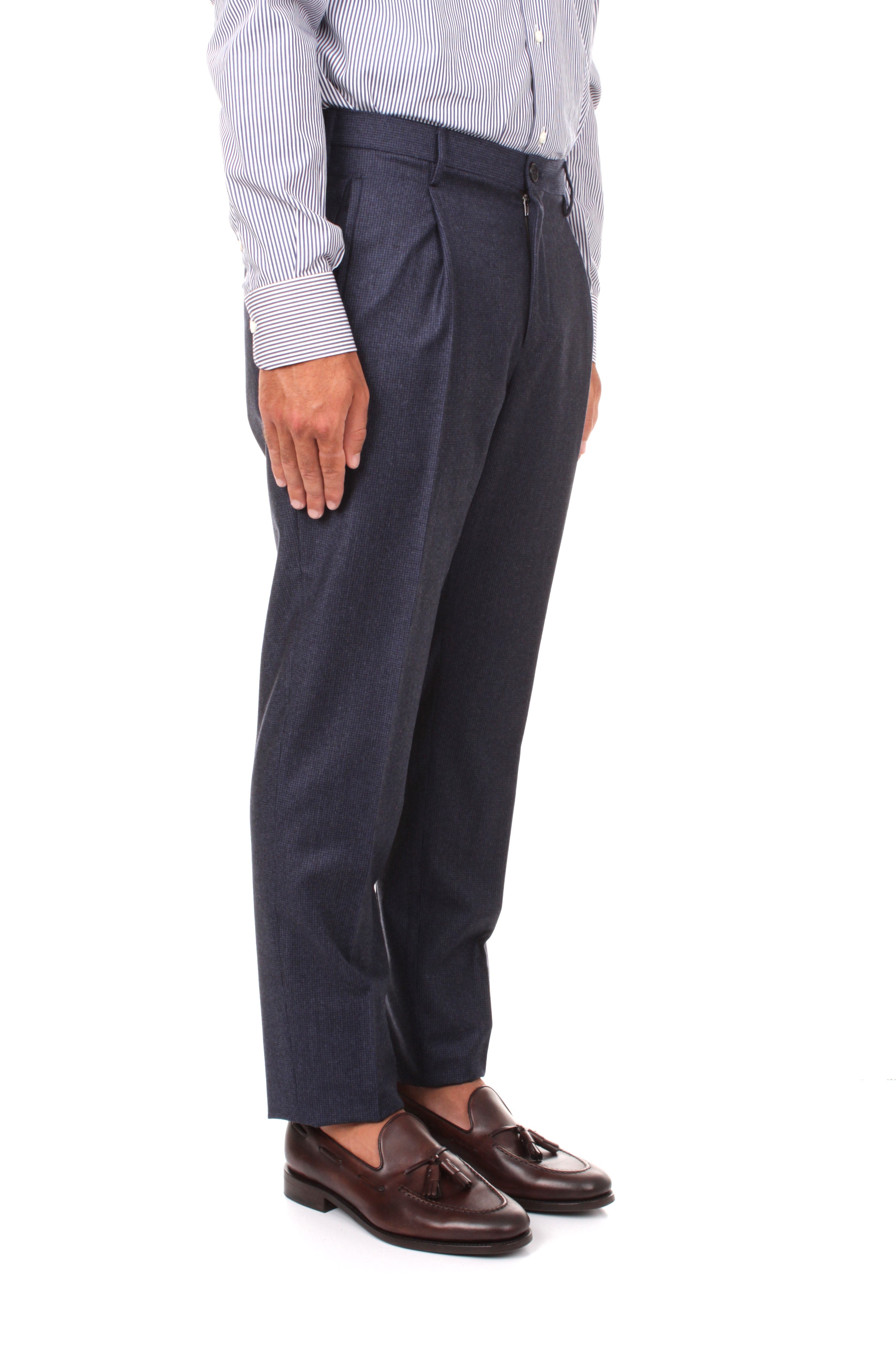 PANTALONI Blu Incotex