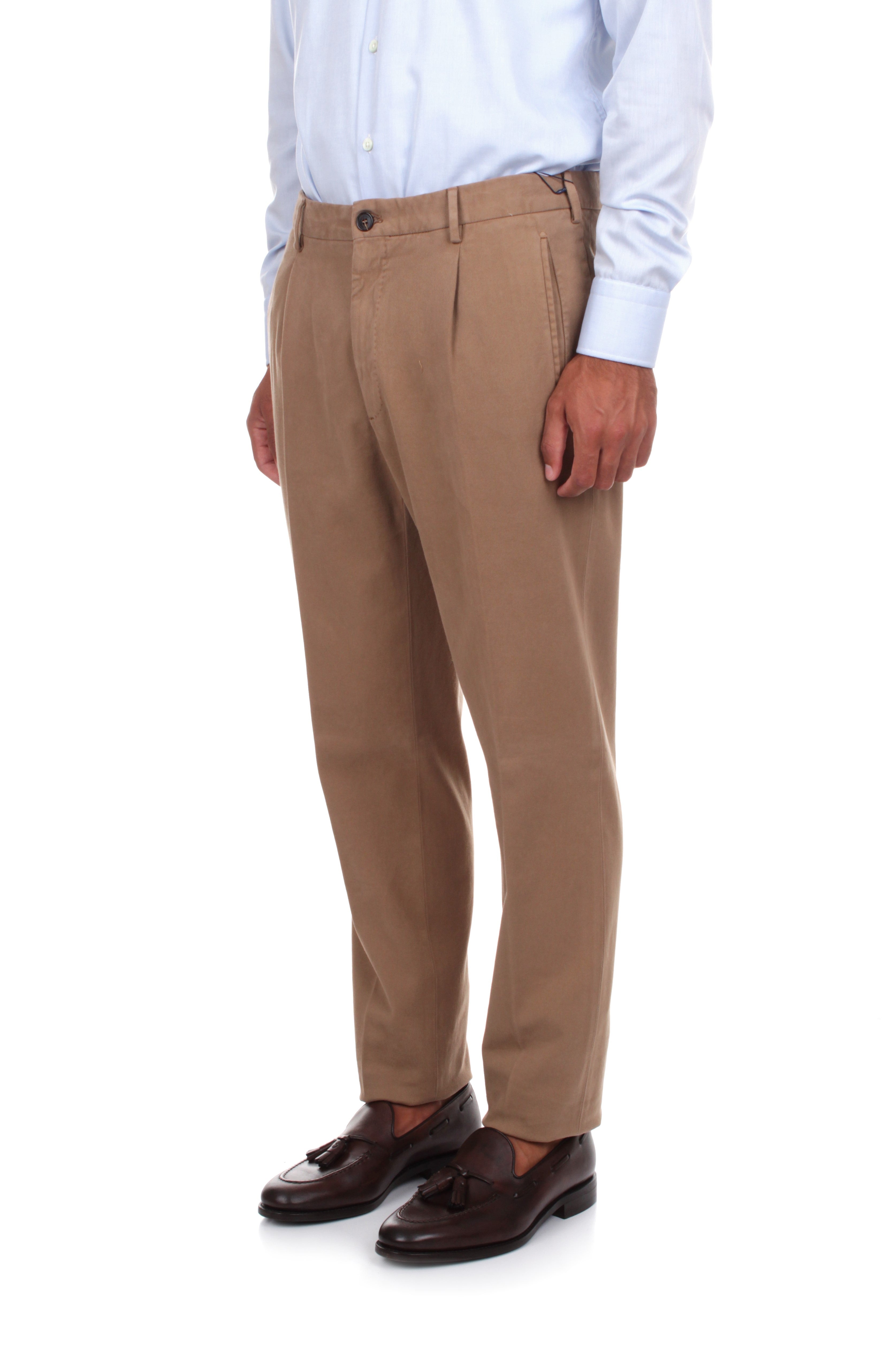 PANTALONI Marrone Incotex