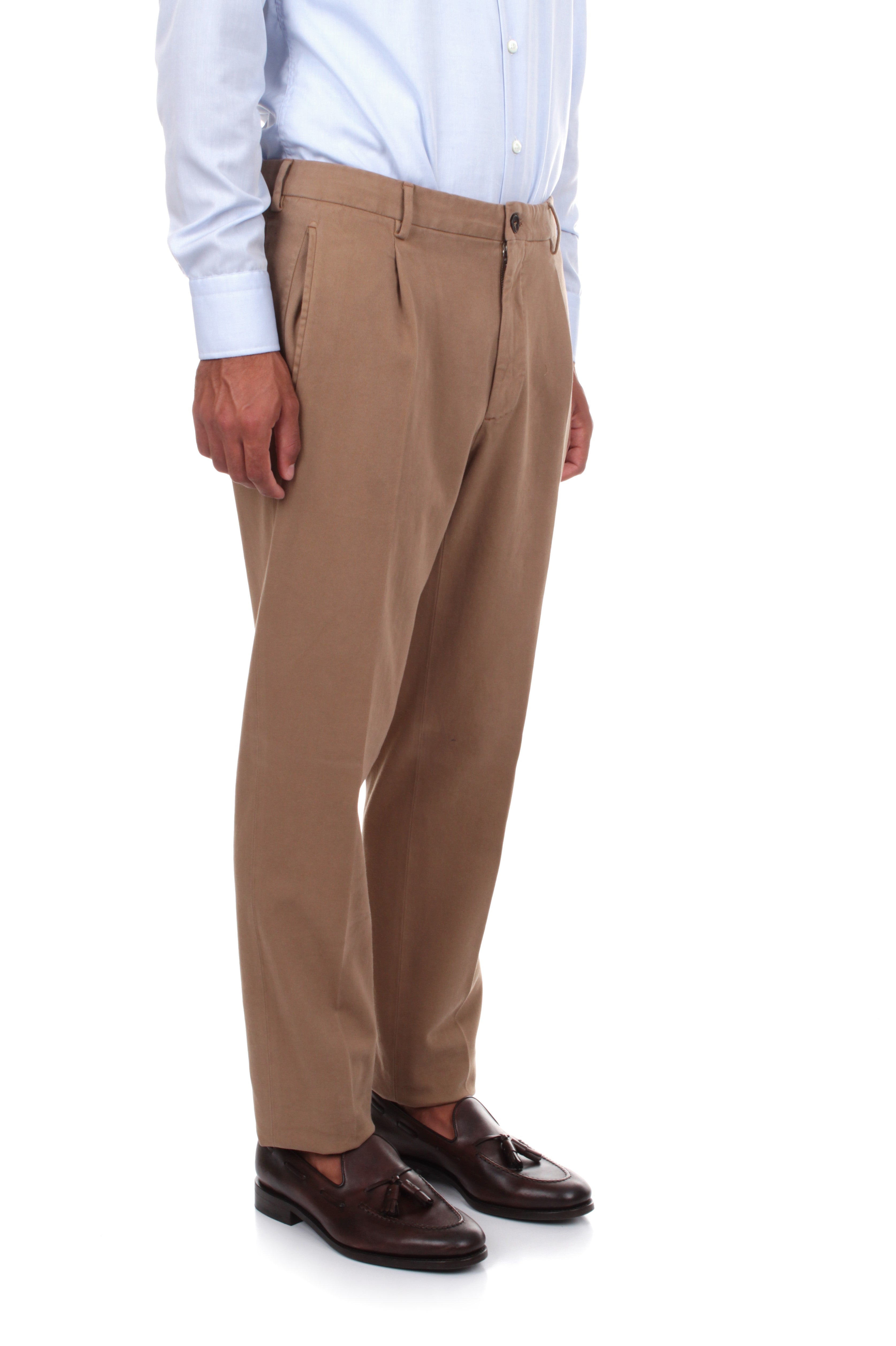 PANTALONI Marrone Incotex