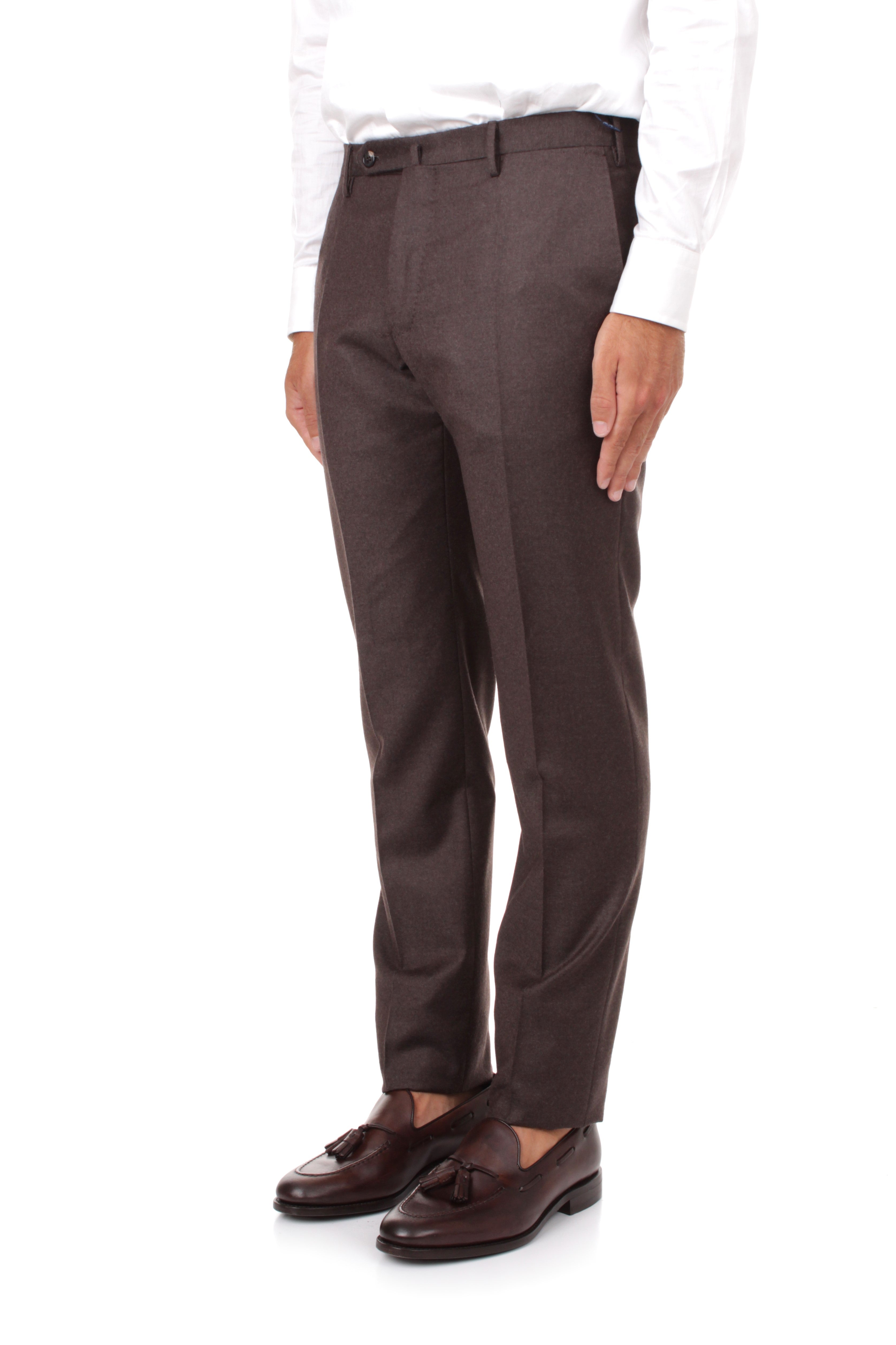 PANTALONI Marrone Incotex