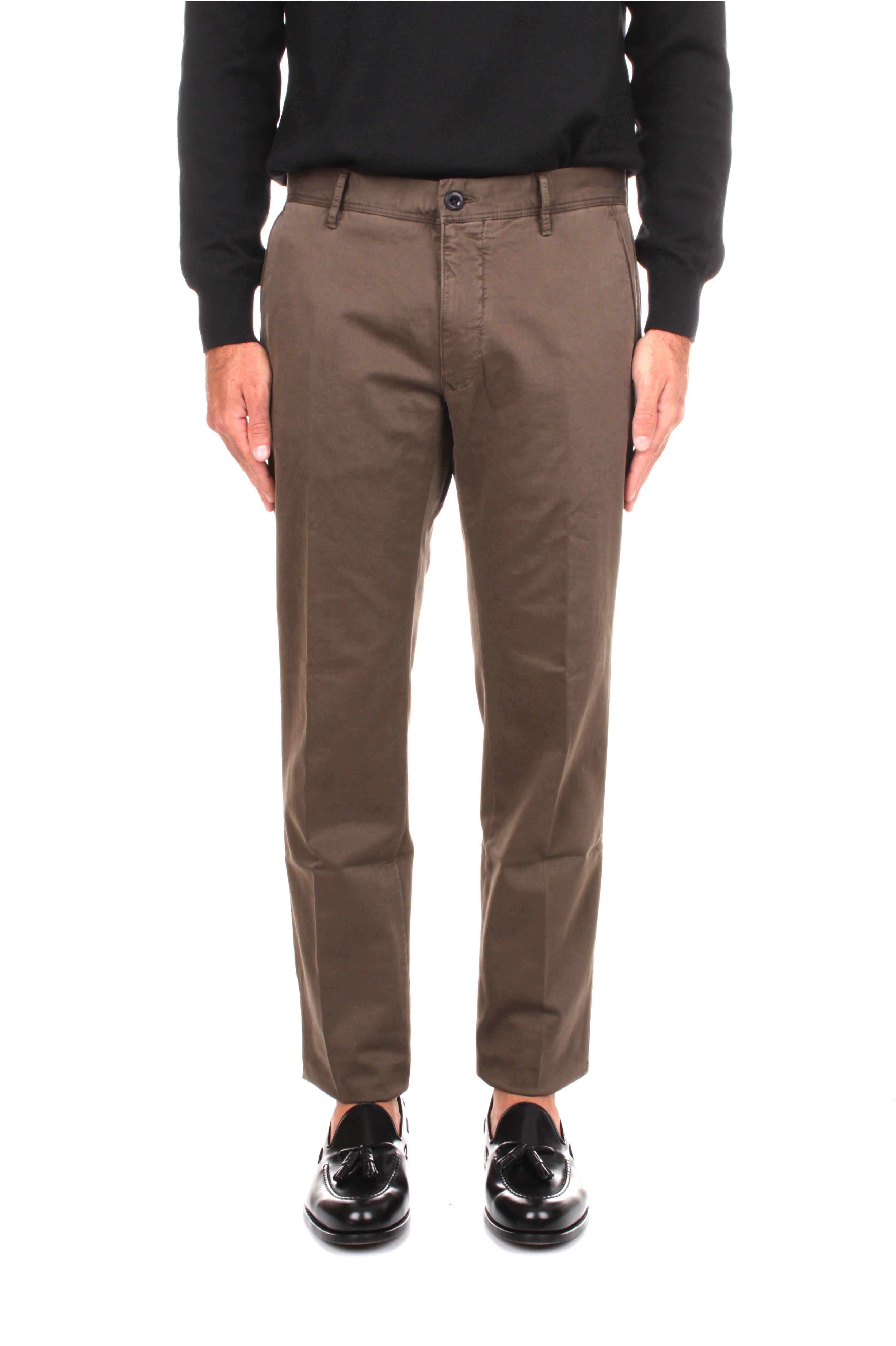 PANTALONI Marrone Incotex