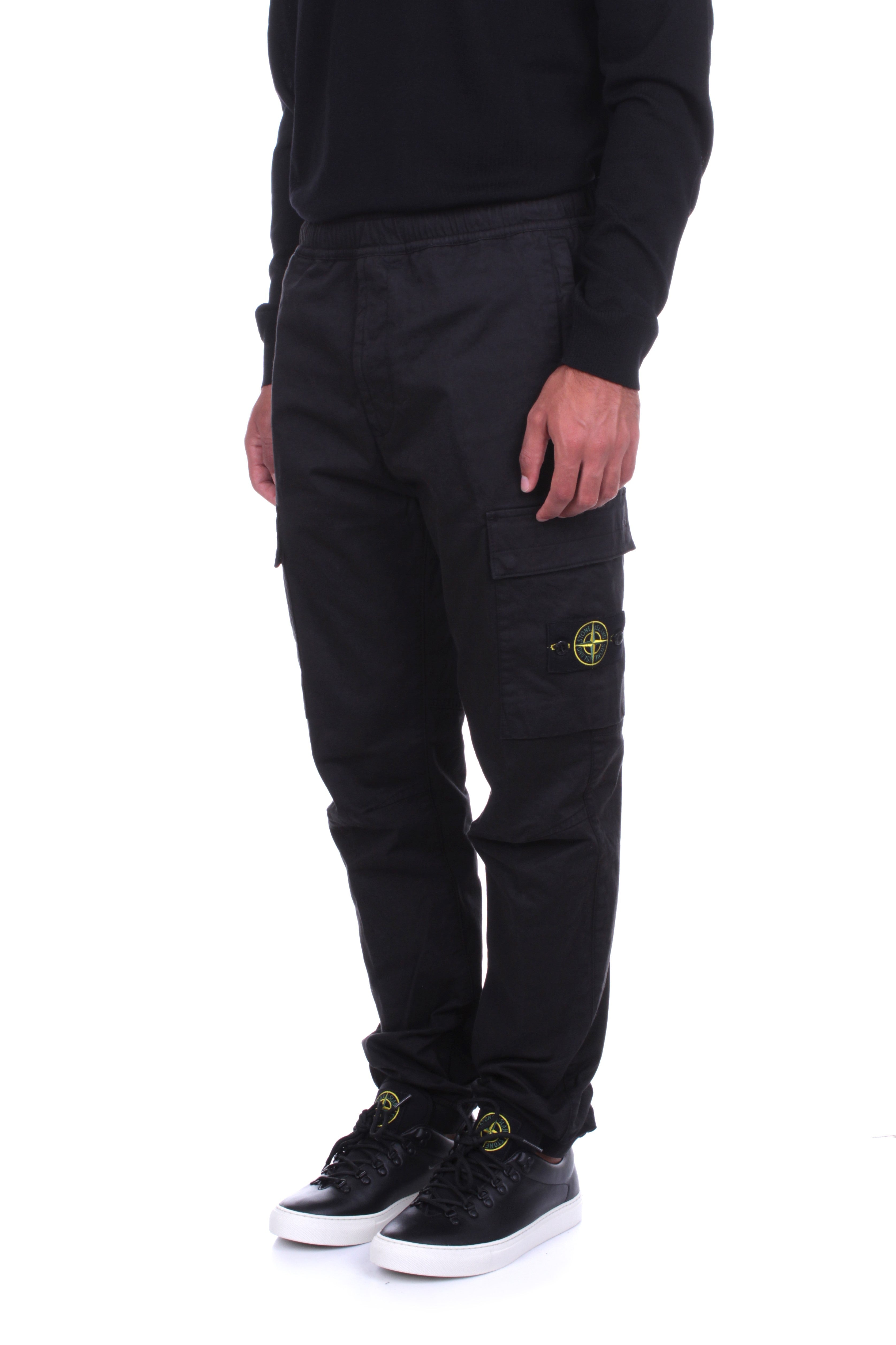 PANTALONI Nero Stone Island