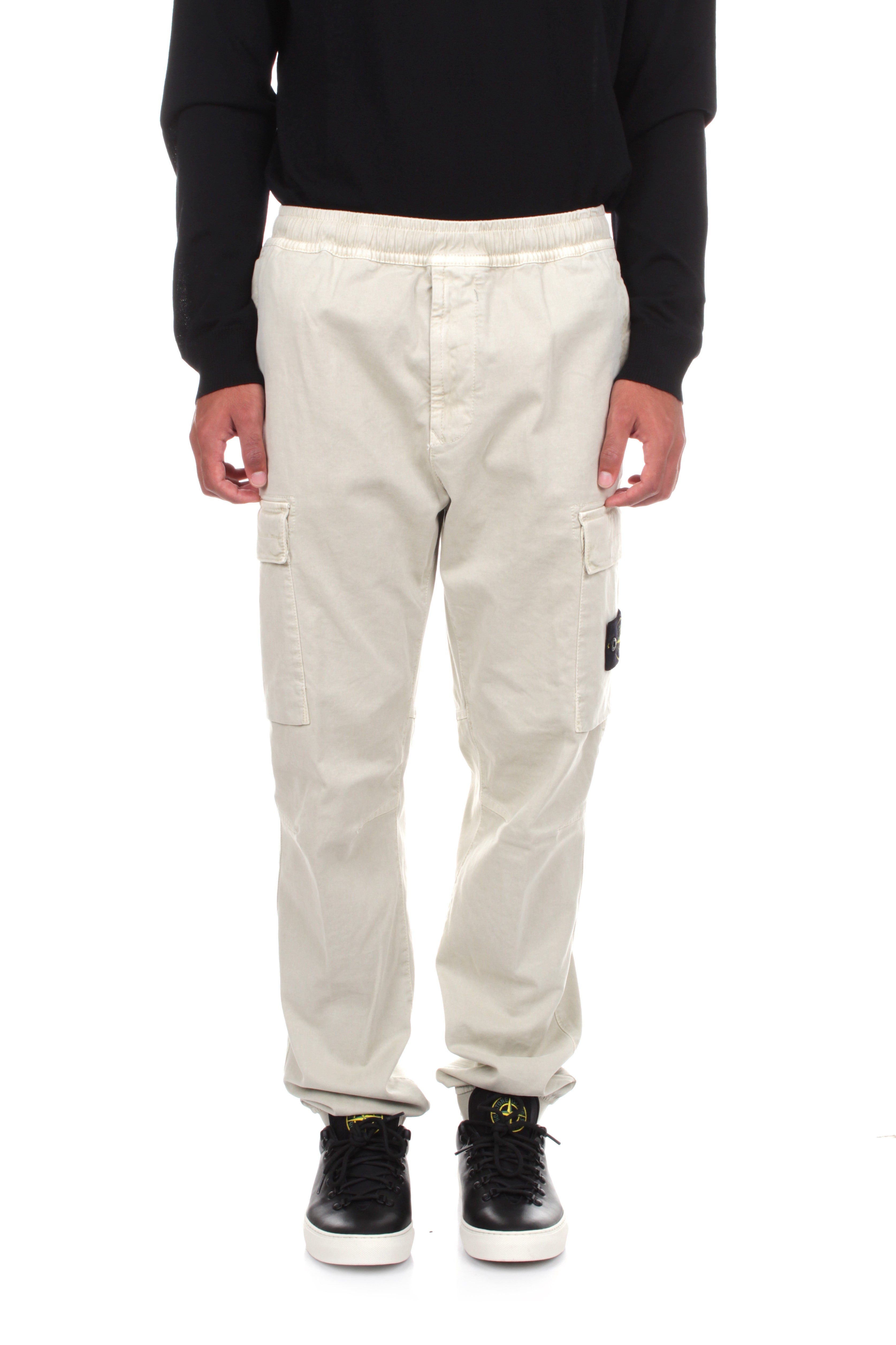 STONE ISLAND CARGO PANTS STUCCO V0197 - BEIGE / 31